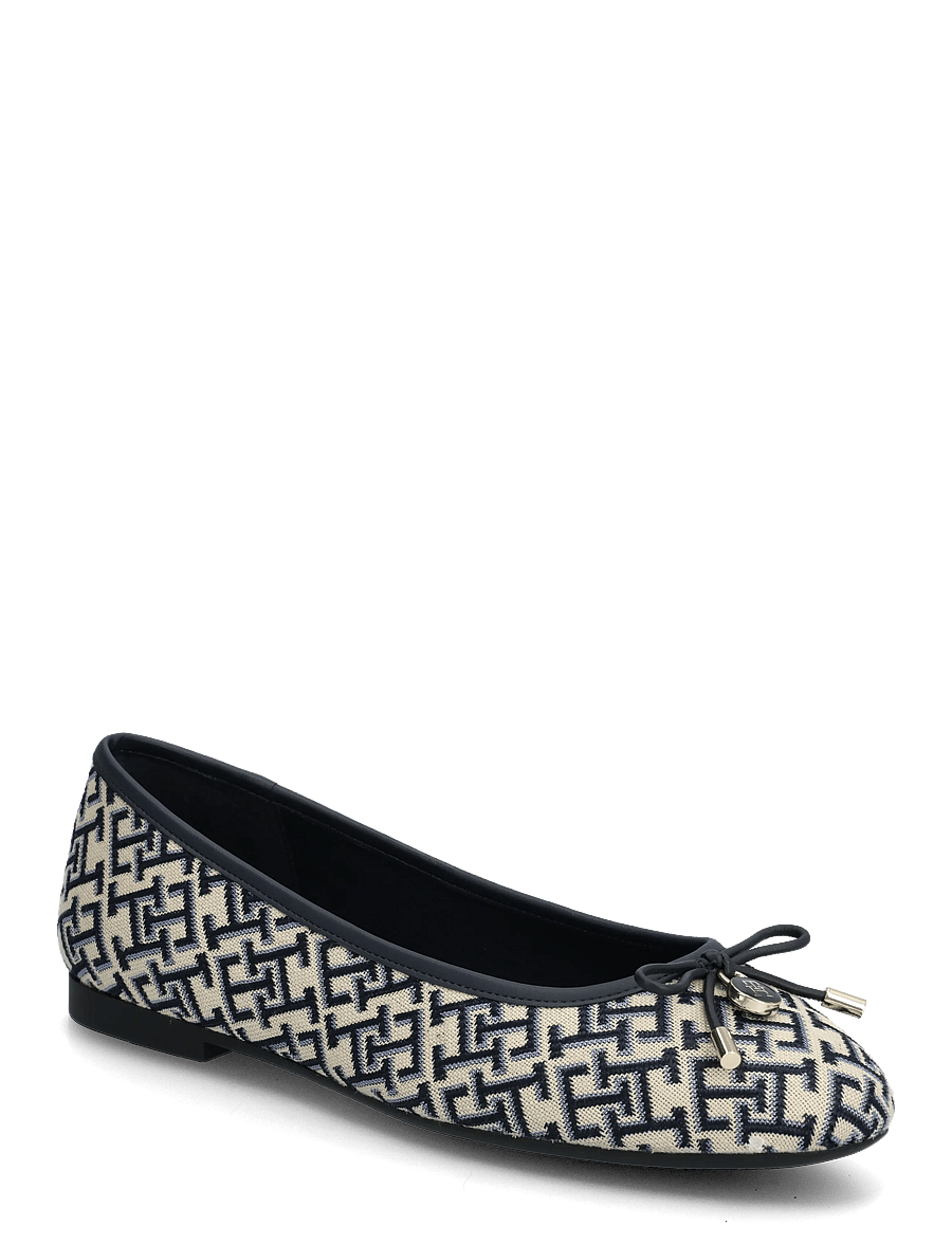 Tommy Hilfiger - TH CHARM JACQUARD BALLERINA - særlige begivenheder - space blue - 0