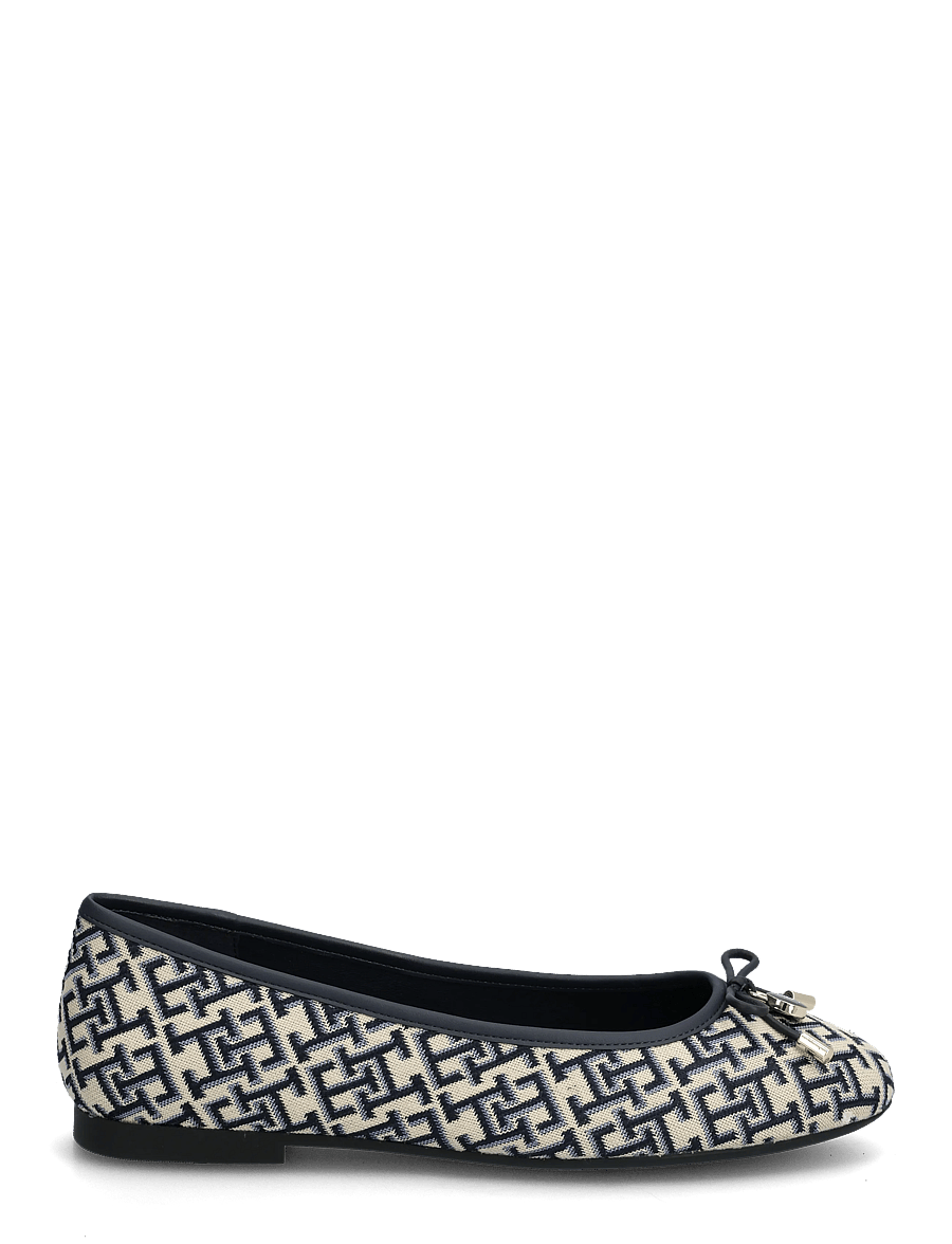 Tommy Hilfiger - TH CHARM JACQUARD BALLERINA - særlige begivenheder - space blue - 1