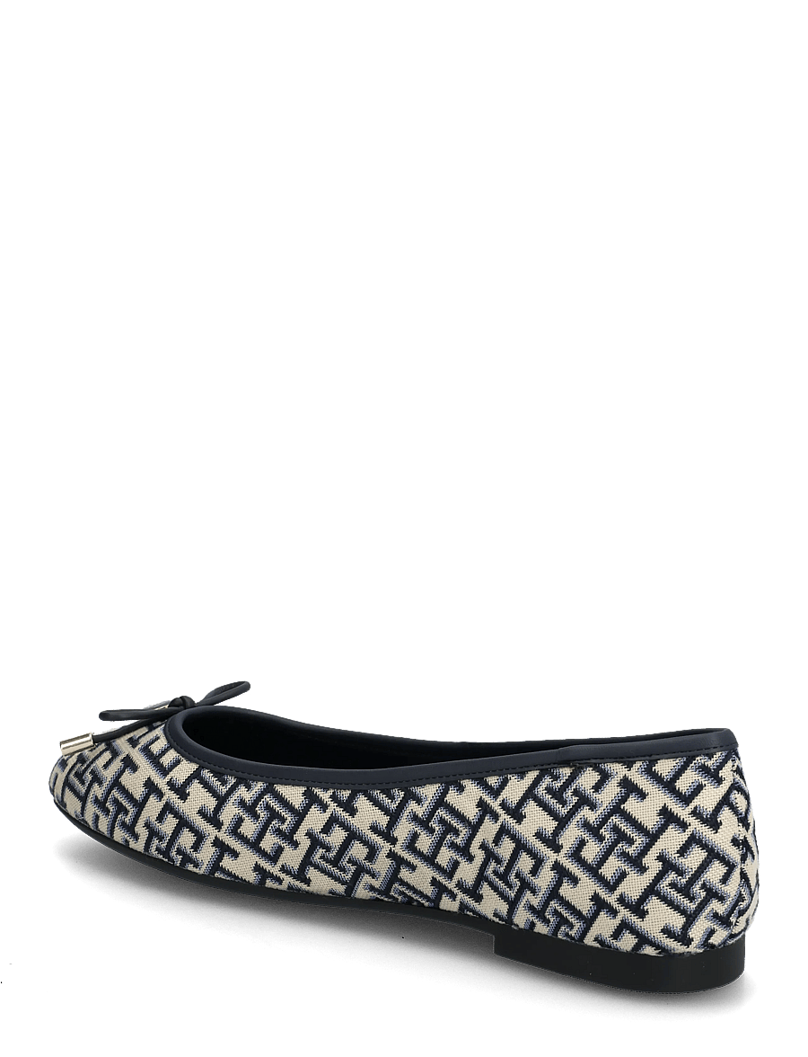 Tommy Hilfiger - TH CHARM JACQUARD BALLERINA - særlige begivenheder - space blue - 2