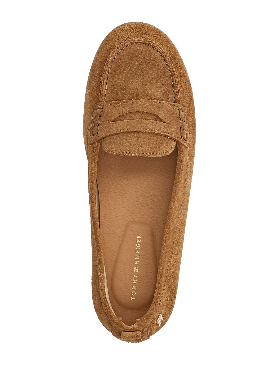 Tommy Hilfiger - TH FLEX SUEDE LOAFER BALLERINA - mados tendencijos - desert khaki - 3