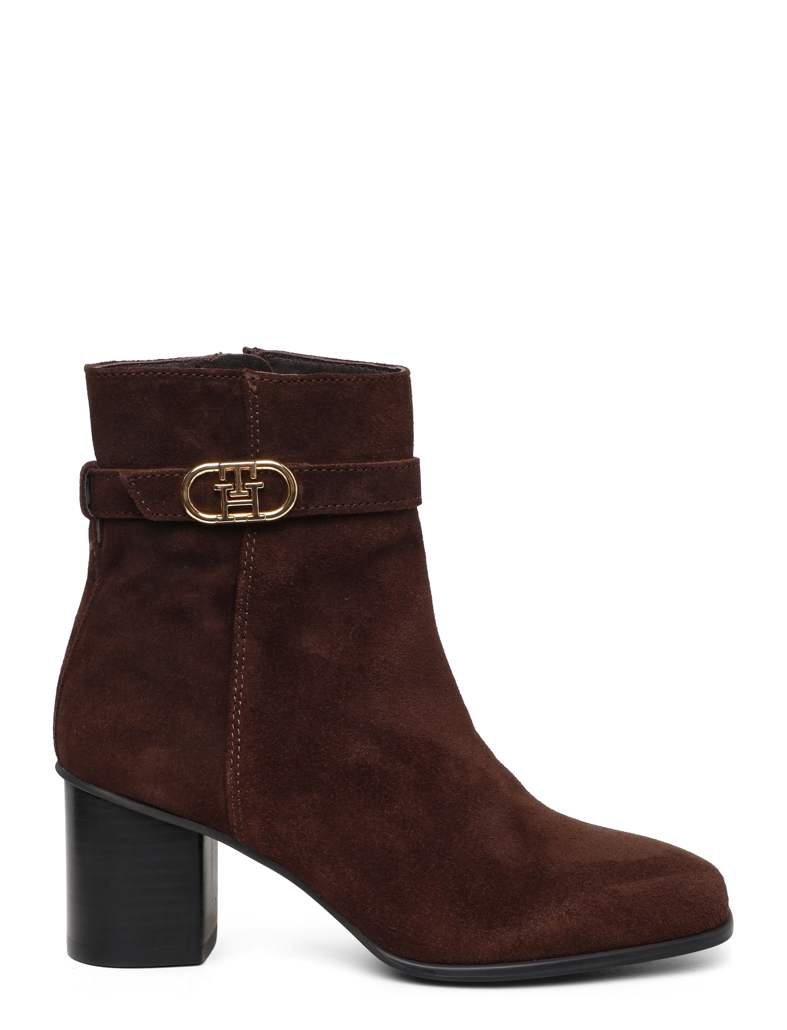 Tommy Hilfiger - TH STRAP SUEDE BLOCK HEEL BOOT - fondant brown - 2