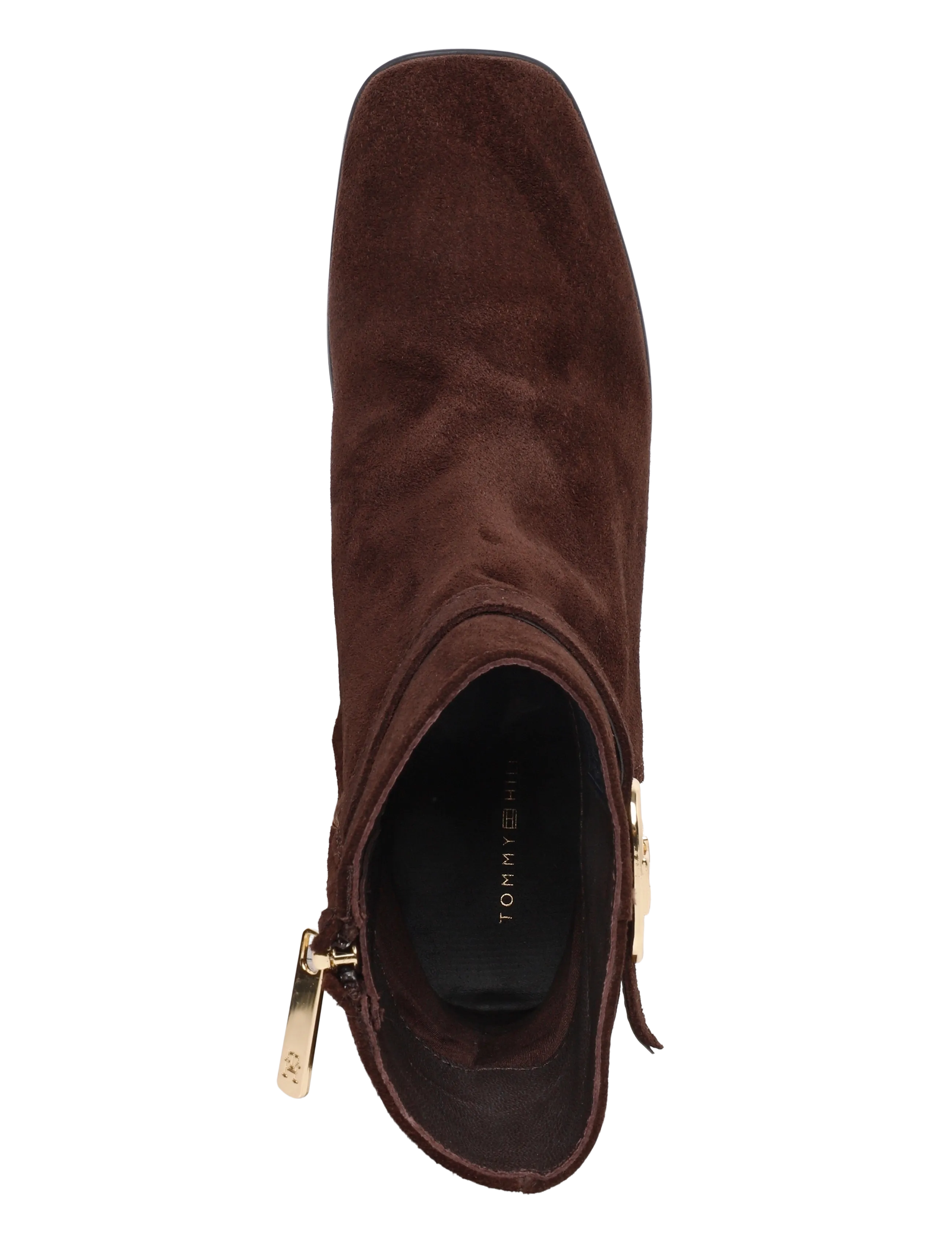 Tommy Hilfiger - TH STRAP SUEDE BLOCK HEEL BOOT - fondant brown - 3