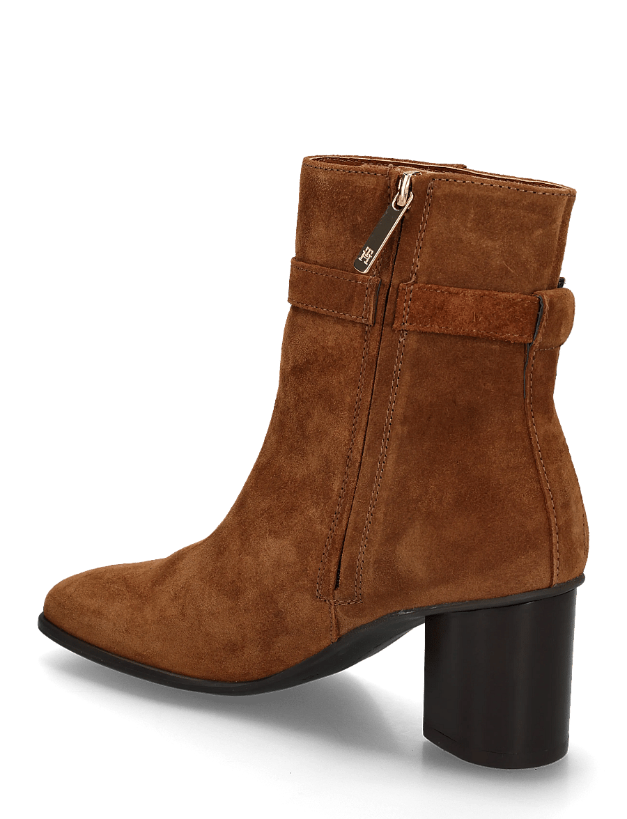 Tommy Hilfiger - TH STRAP SUEDE BLOCK HEEL BOOT - stövletter - ginger clay - 1