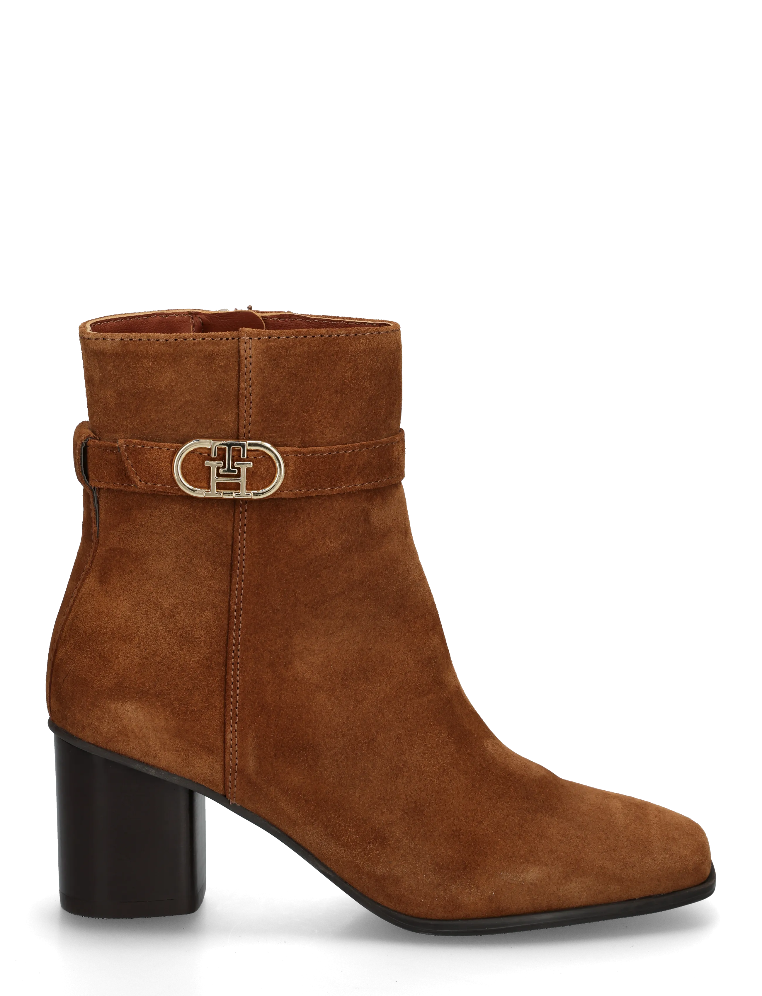 Tommy Hilfiger - TH STRAP SUEDE BLOCK HEEL BOOT - stövletter - ginger clay - 2