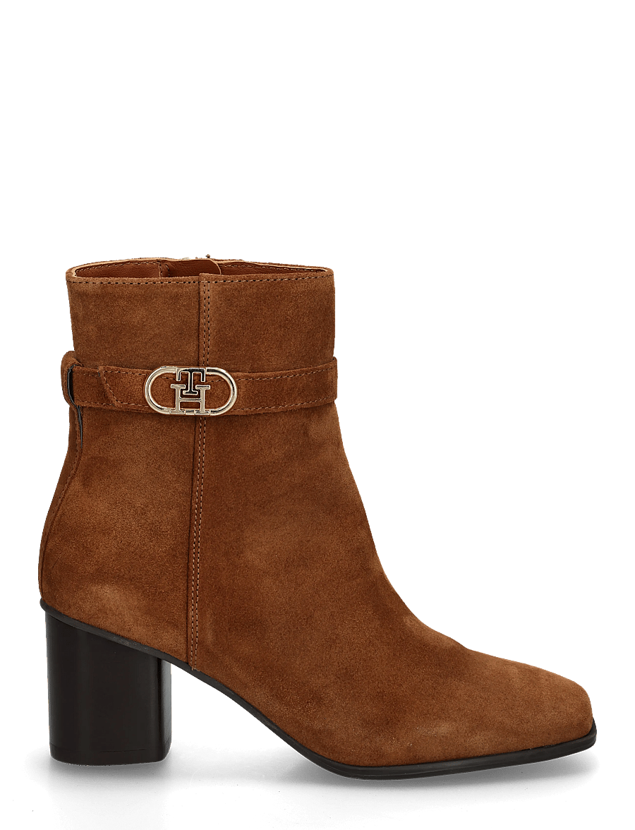 Tommy Hilfiger - TH STRAP SUEDE BLOCK HEEL BOOT - stövletter - ginger clay - 2