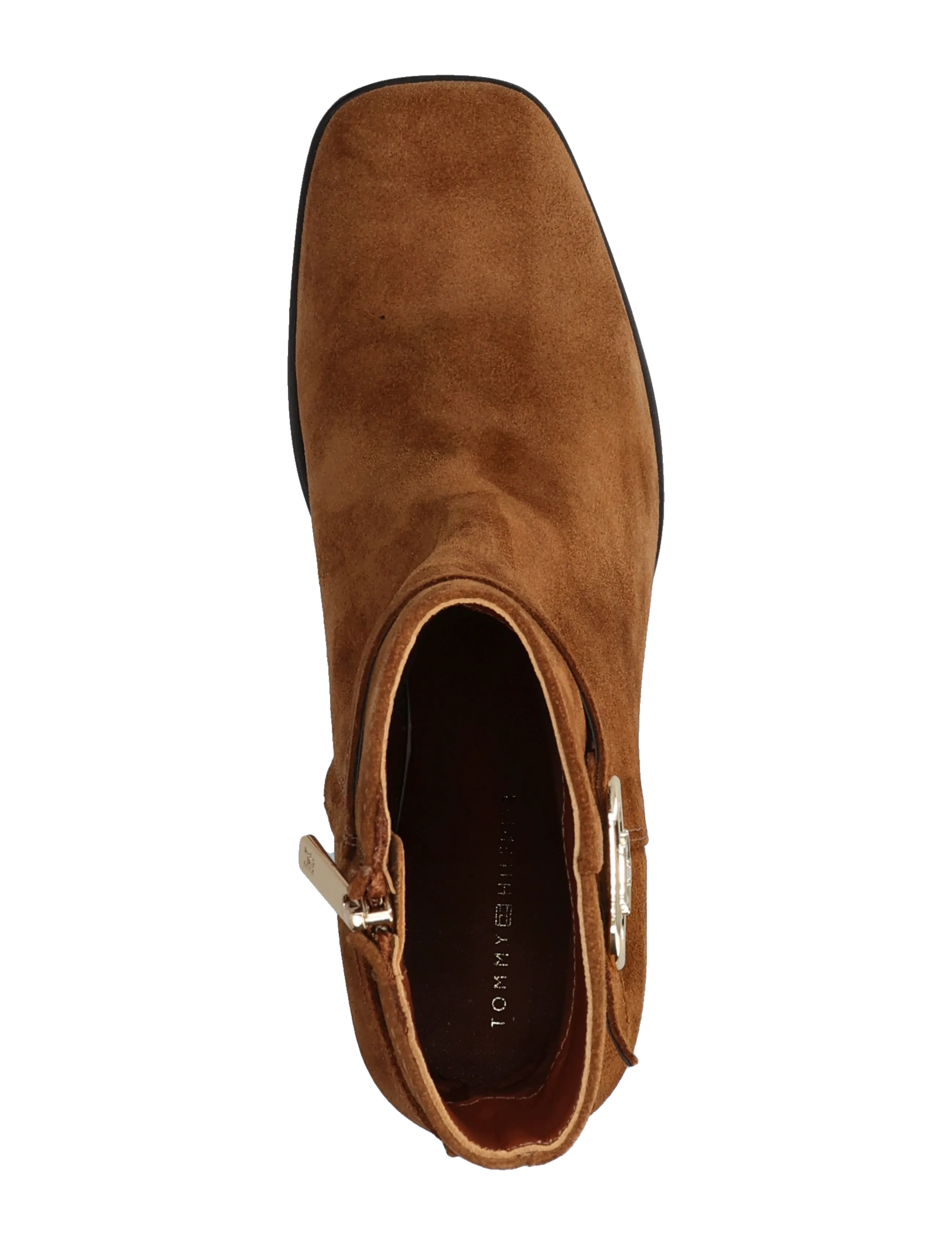 Tommy Hilfiger - TH STRAP SUEDE BLOCK HEEL BOOT - stövletter - ginger clay - 3