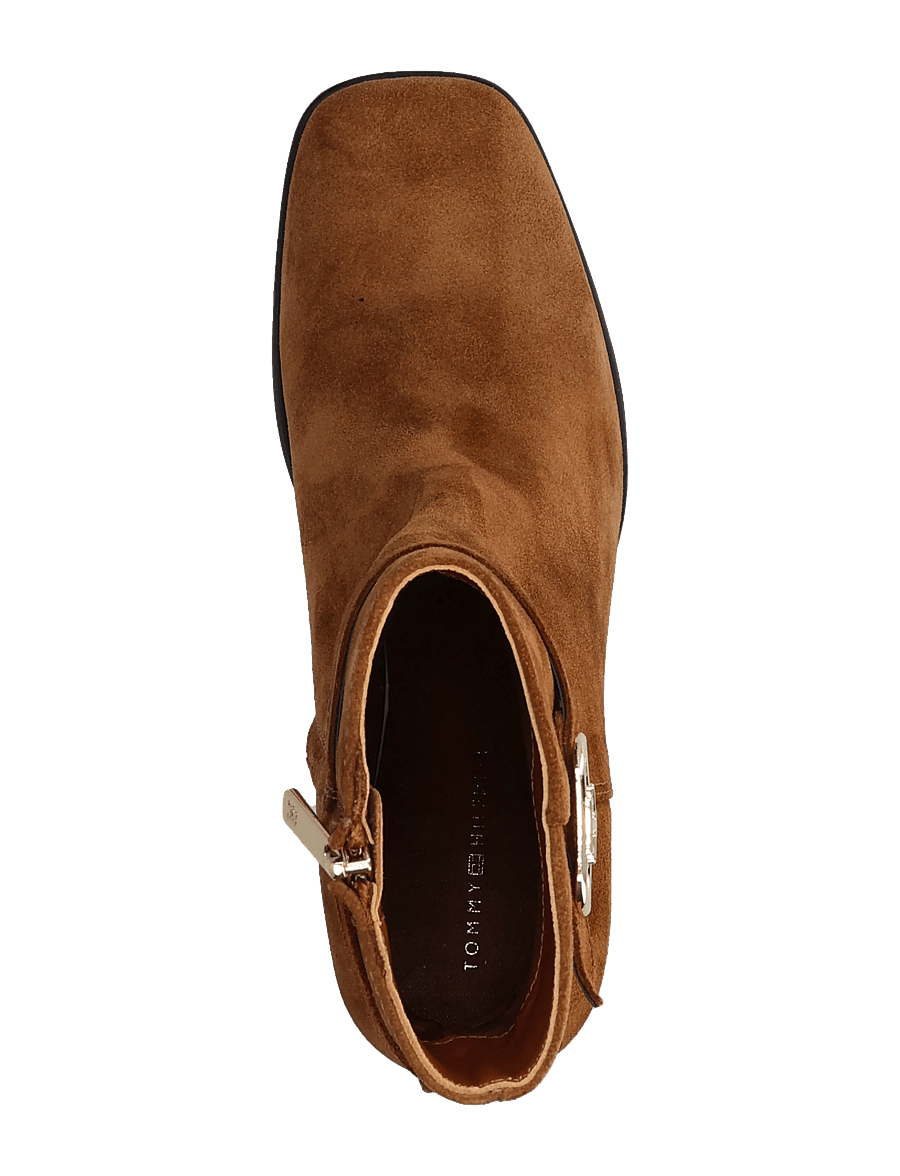 Tommy Hilfiger - TH STRAP SUEDE BLOCK HEEL BOOT - stövletter - ginger clay - 3