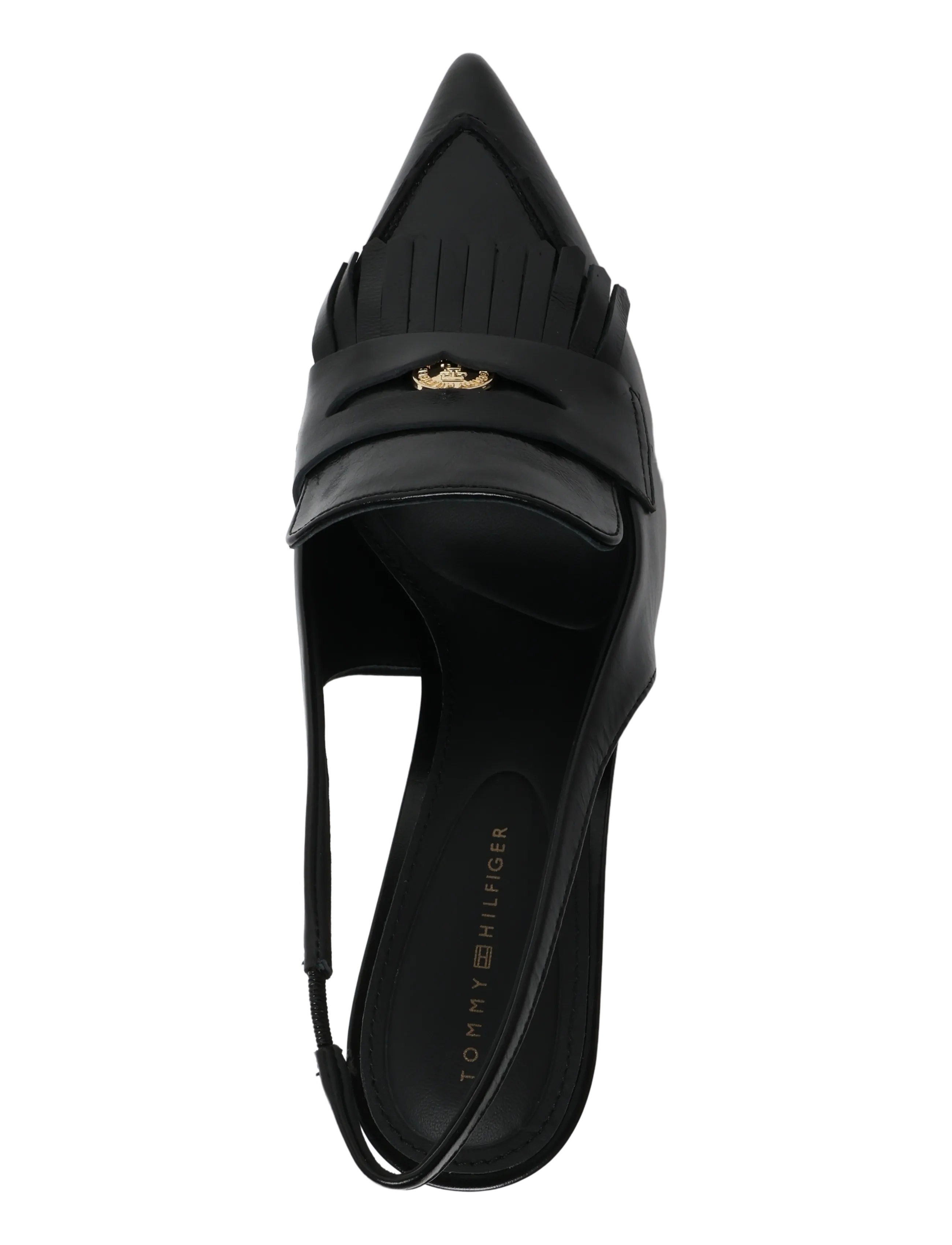 Tommy Hilfiger - TH PENNY BAR POINTY SLING BACK - slingbacks mit absatz - black - 3
