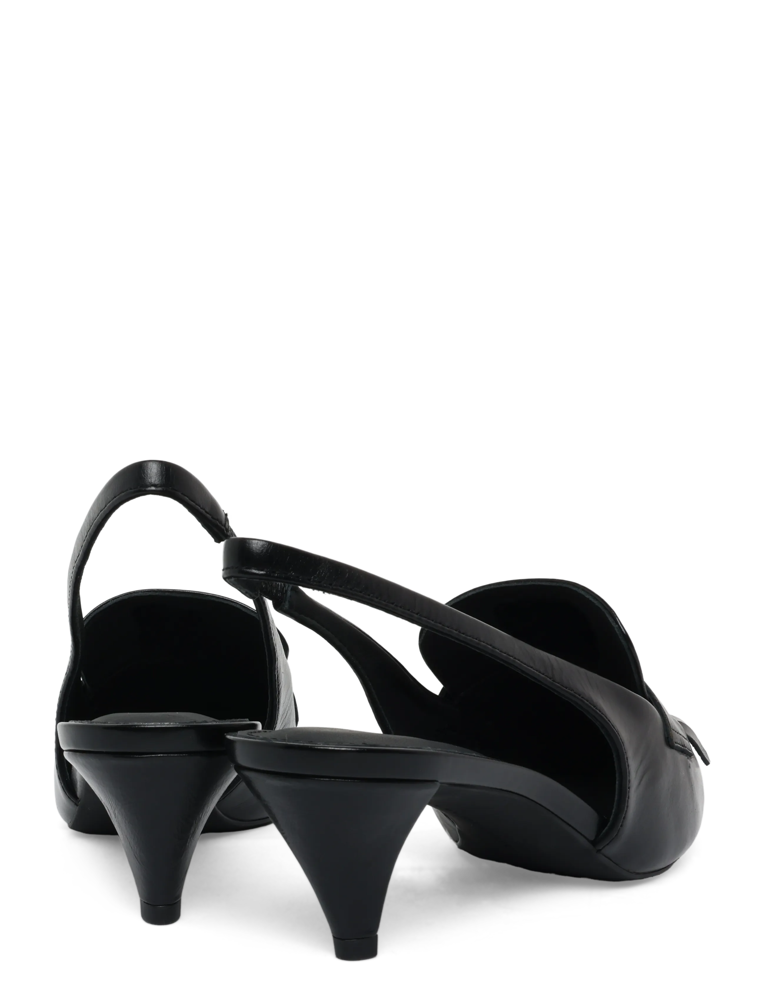 Tommy Hilfiger - TH PENNY BAR POINTY SLING BACK - slingbacks mit absatz - black - 4
