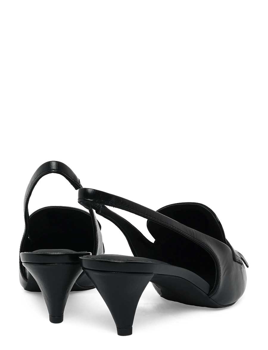 Tommy Hilfiger - TH PENNY BAR POINTY SLING BACK - heeled slingbacks - black - 4