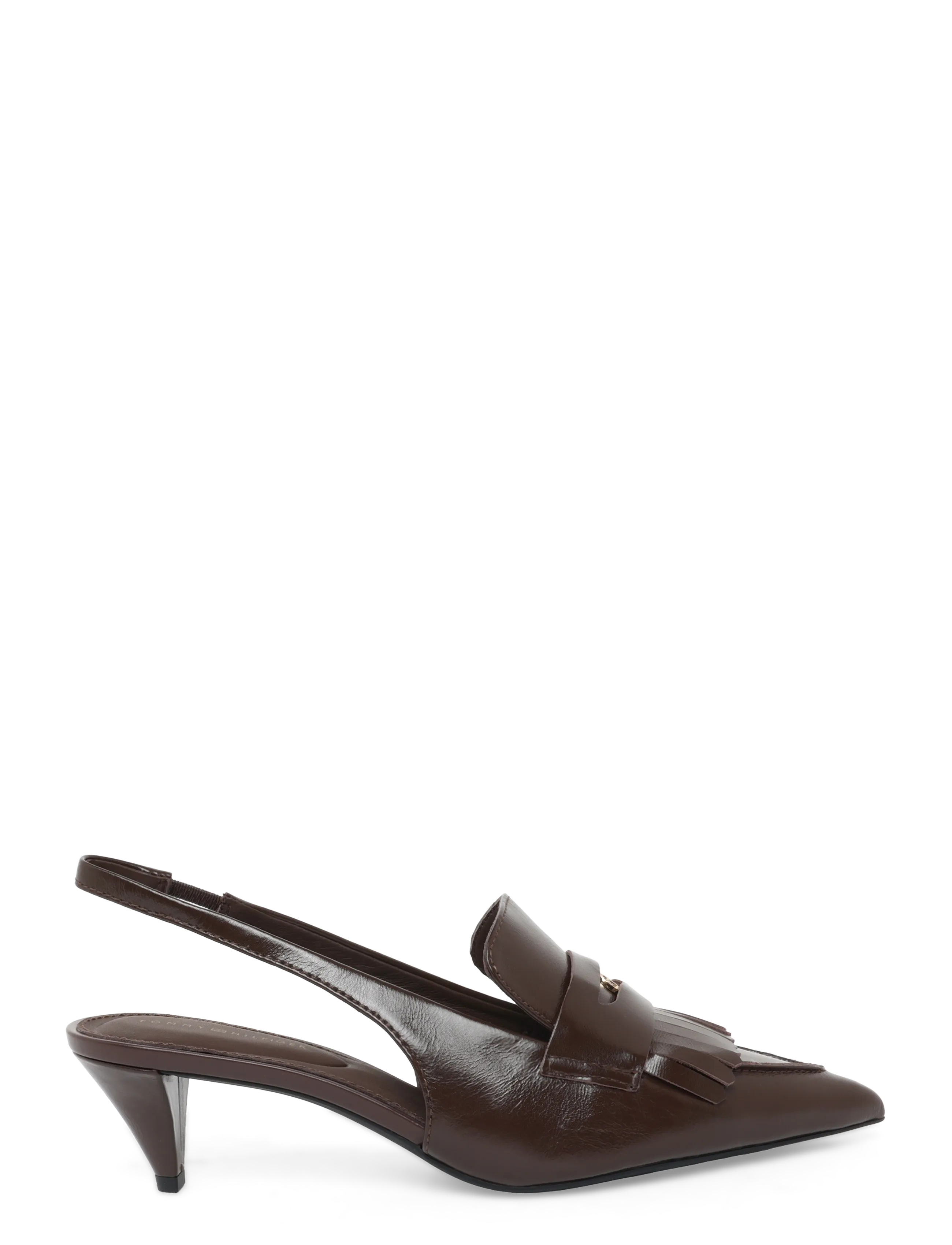 Tommy Hilfiger - TH PENNY BAR POINTY SLING BACK - högklackade slingbacks - cocoa - 2