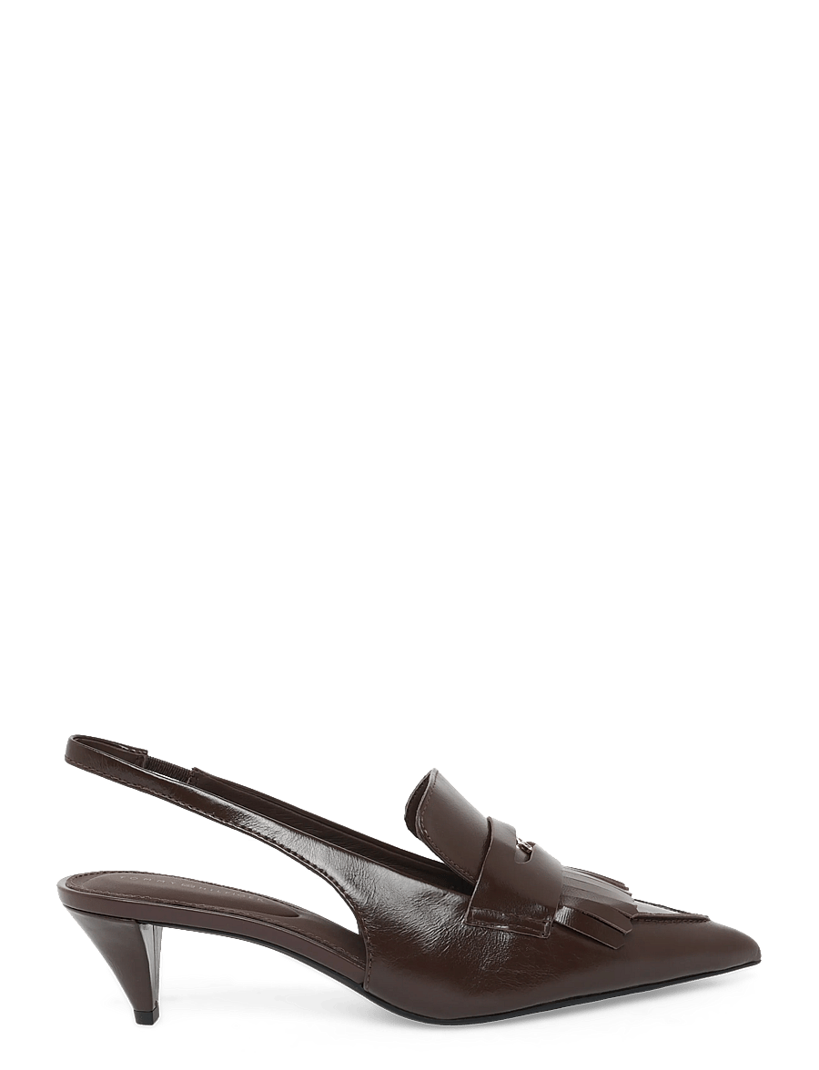 Tommy Hilfiger - TH PENNY BAR POINTY SLING BACK - slingbacks mit absatz - cocoa - 2