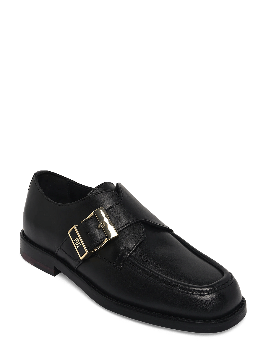 Tommy Hilfiger - TH BUCKLE MOC TOE LOAFERS - mode trends - black - 0