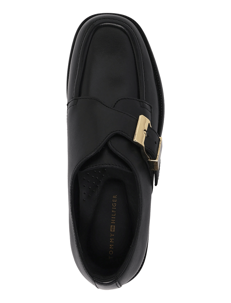 Tommy Hilfiger - TH BUCKLE MOC TOE LOAFERS - mode trends - black - 2