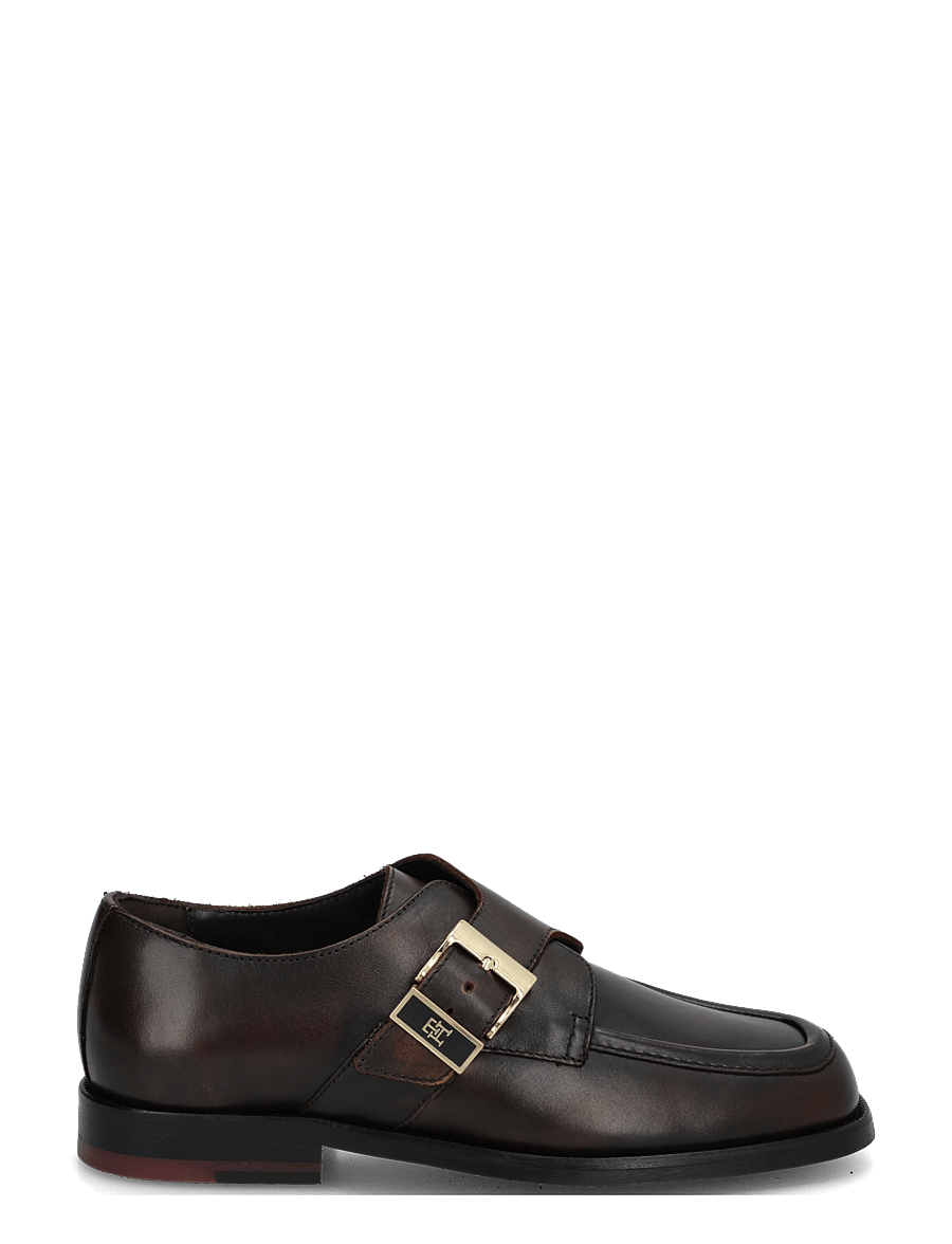 Tommy Hilfiger - TH BUCKLE MOC TOE LOAFERS - mode trends - brushed brown - 2
