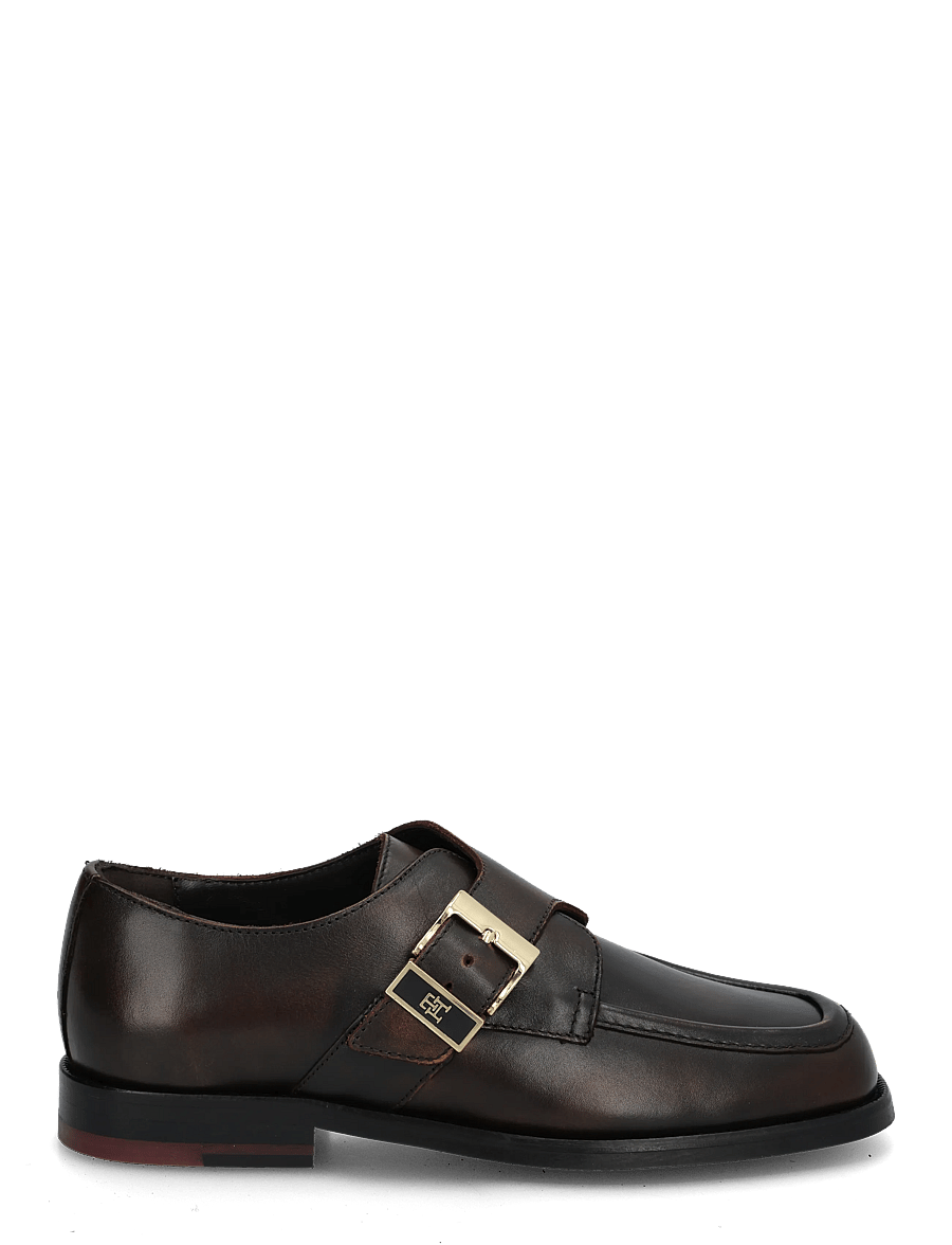Tommy Hilfiger - TH BUCKLE MOC TOE LOAFERS - mode trends - brushed brown - 2