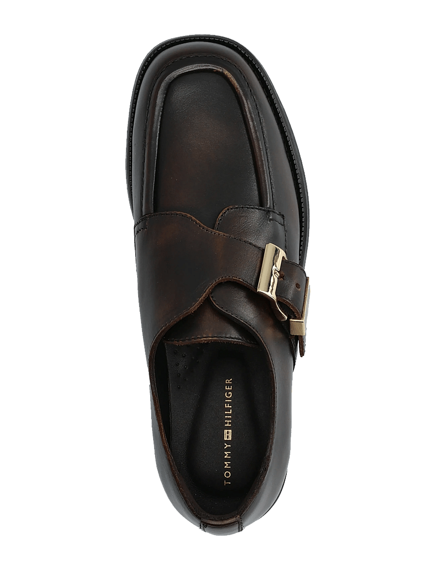 Tommy Hilfiger - TH BUCKLE MOC TOE LOAFERS - mode trends - brushed brown - 3