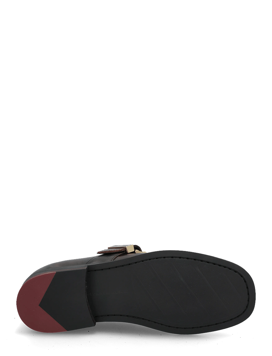 Tommy Hilfiger - TH BUCKLE MOC TOE LOAFERS - mode trends - brushed brown - 4