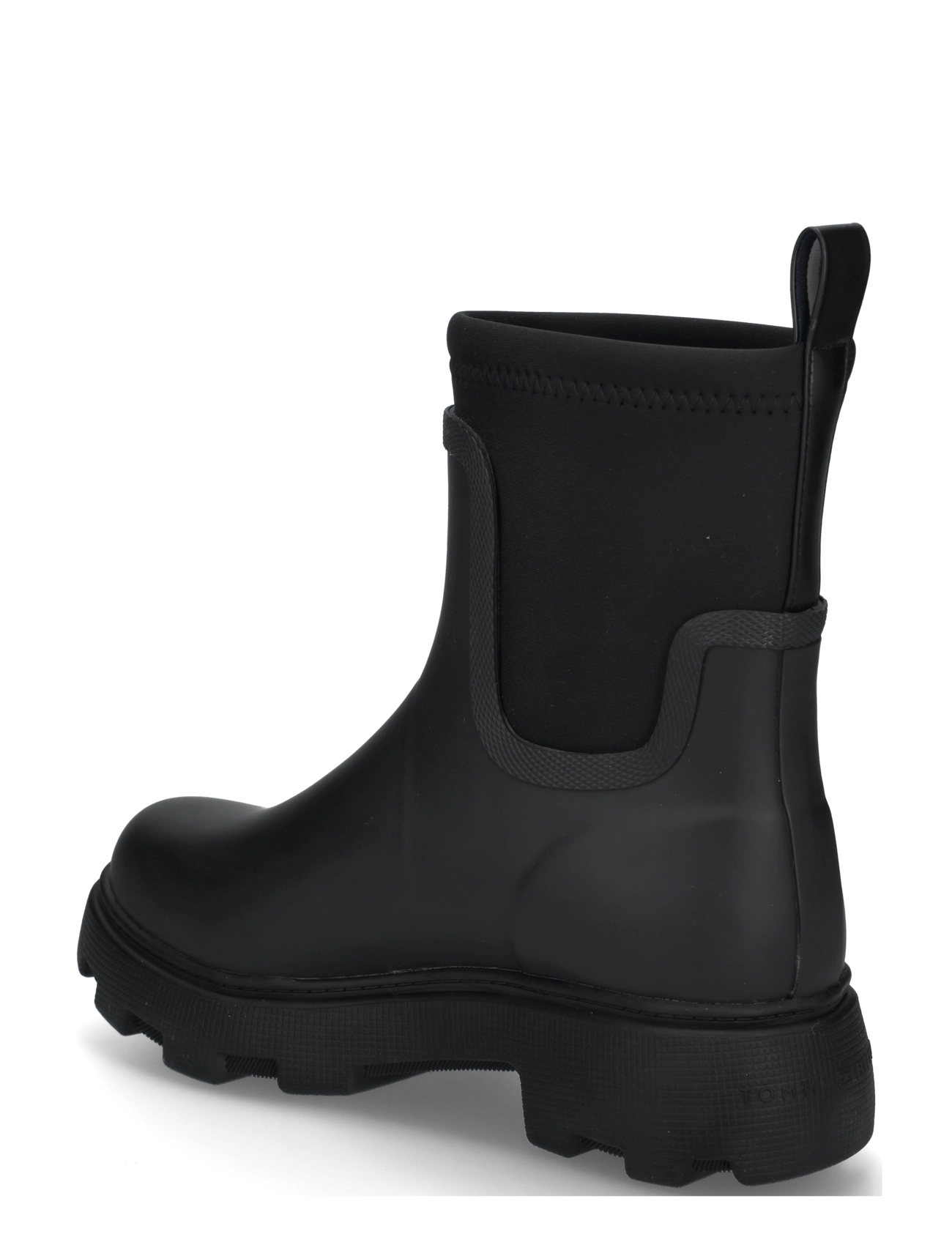 Tommy Hilfiger - TH STAMP WARM ANKLE RAIN BOOT - everyday style - black - 1