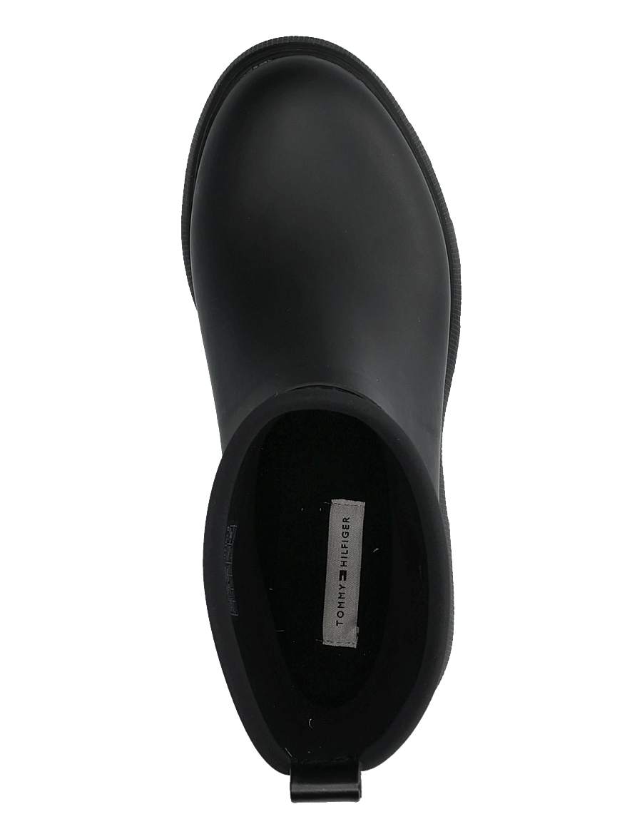 Tommy Hilfiger - TH STAMP WARM ANKLE RAIN BOOT - everyday style - black - 3