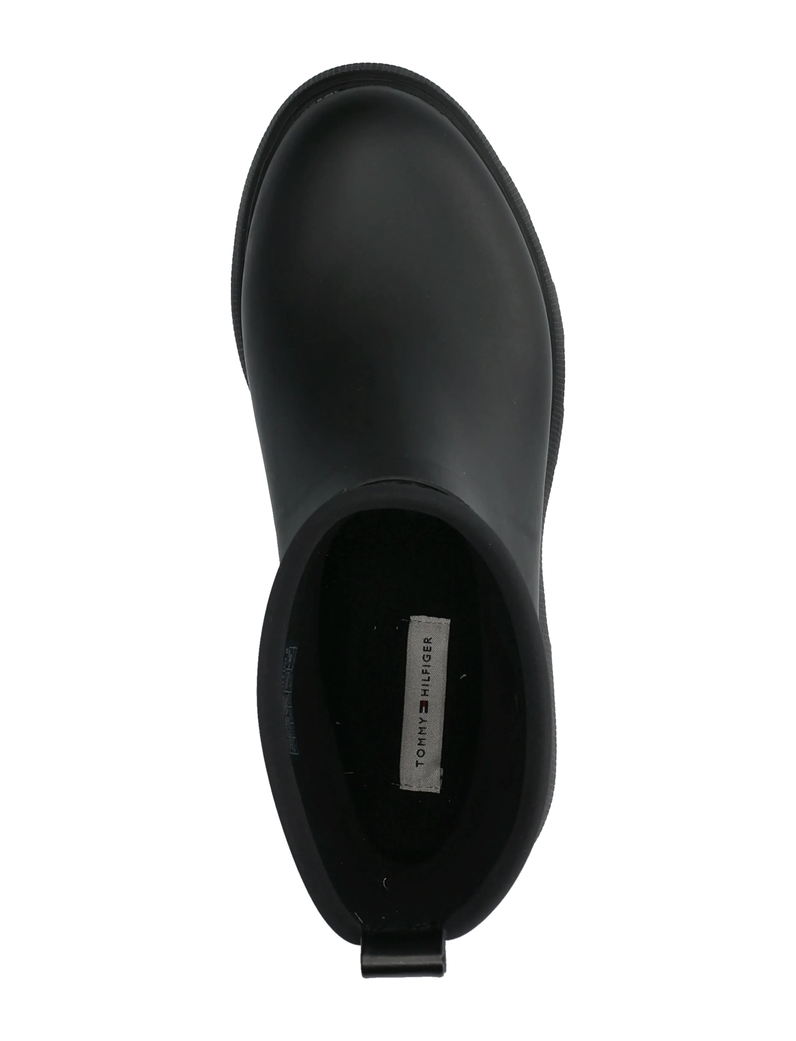 Tommy Hilfiger - TH STAMP WARM ANKLE RAIN BOOT - ytterkläder - black - 3