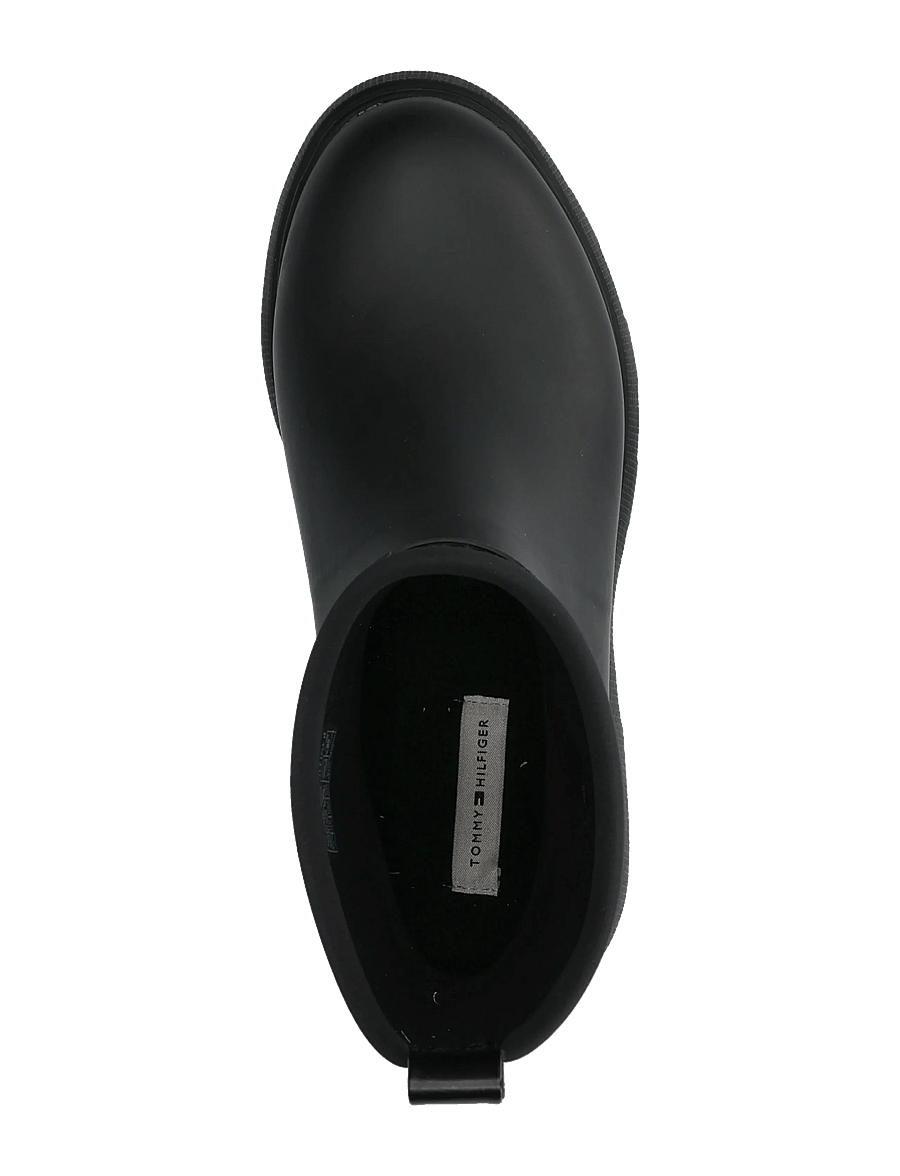 Tommy Hilfiger - TH STAMP WARM ANKLE RAIN BOOT - vardagsstil - black - 3