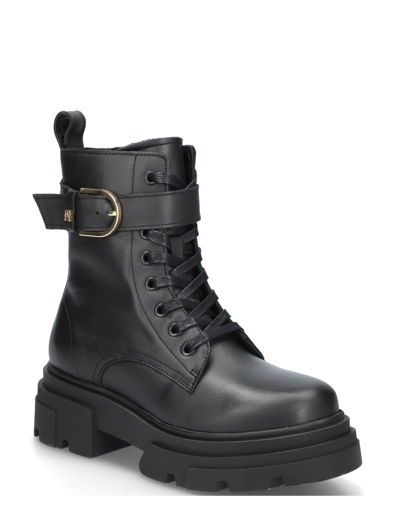 Tommy Hilfiger - Leather Th Buckled