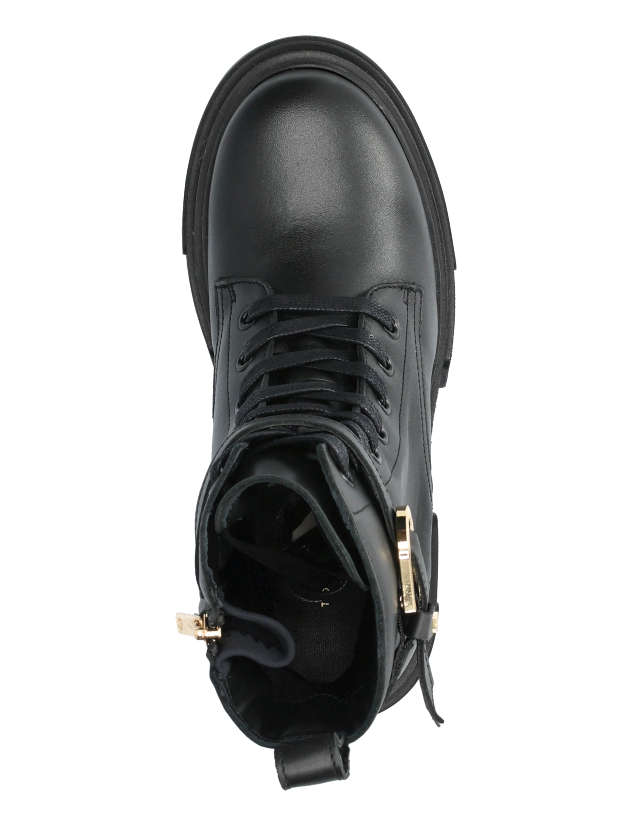 TOMMY HILFIGER Leather Th Buckled Lace-Up Boot kängor & boots dam – bild 4
