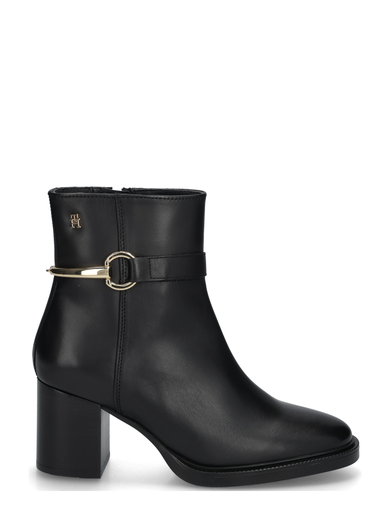 Tommy Hilfiger - TH STUD HEEL RIDING ANKLE BOOT - støvletter - black - 2