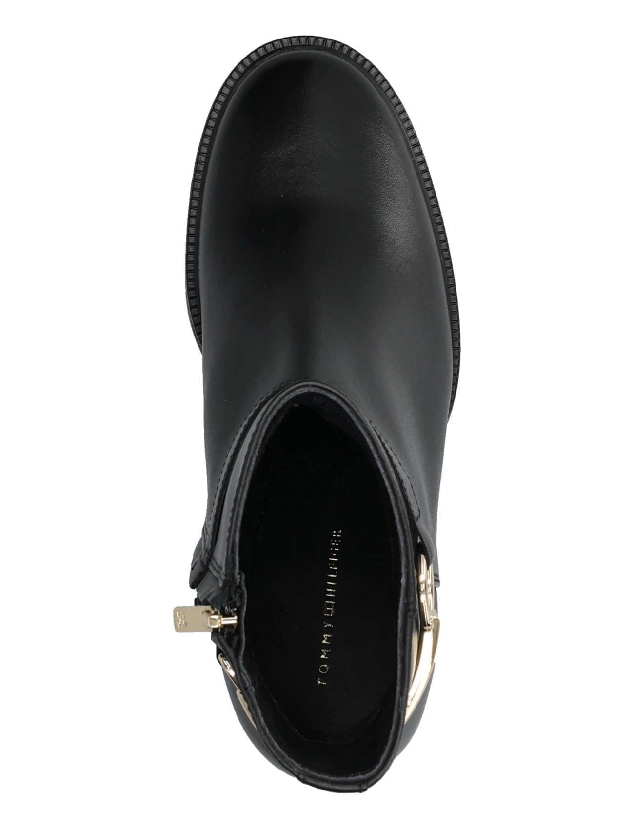 Tommy Hilfiger - TH STUD HEEL RIDING ANKLE BOOT - støvletter - black - 3