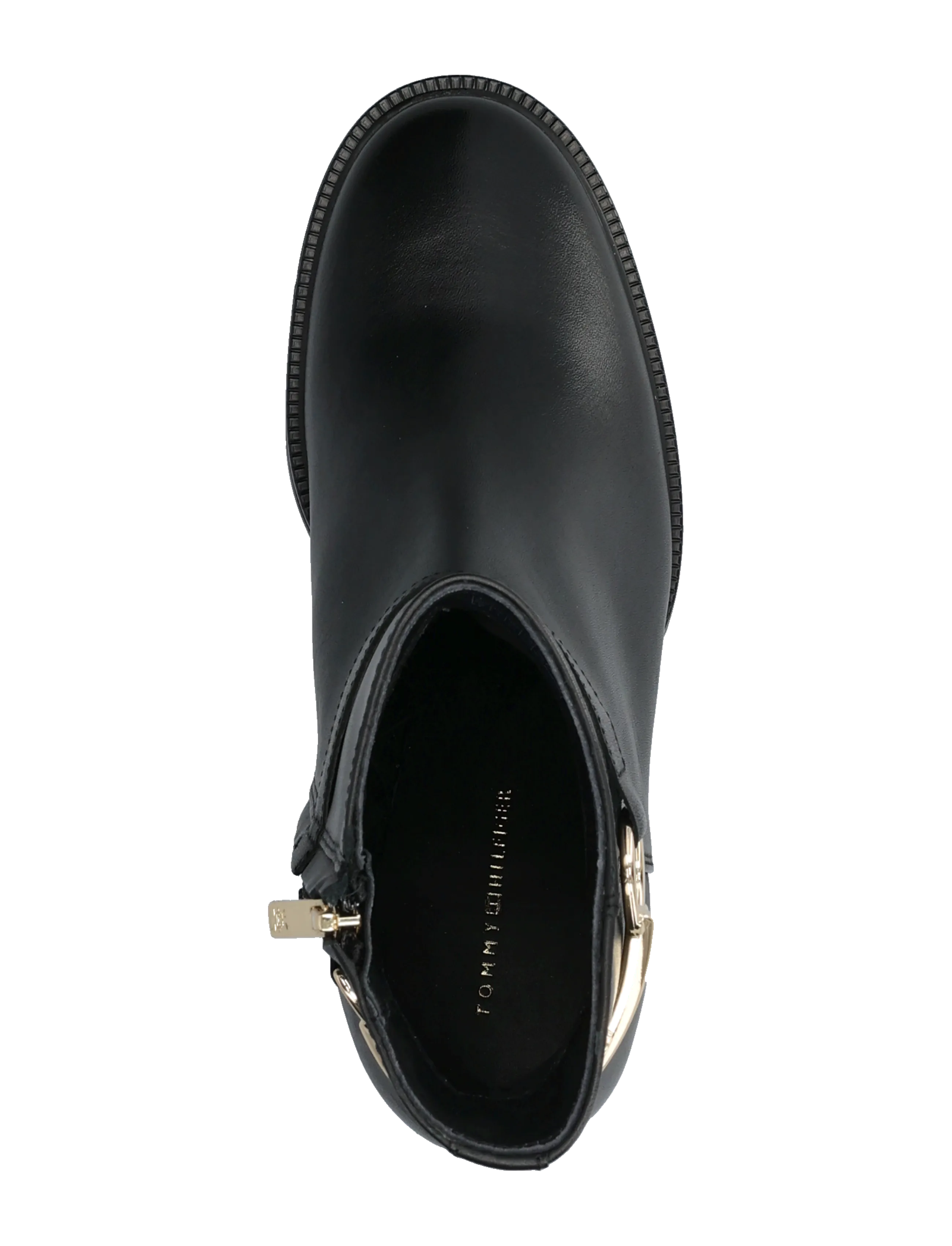 Tommy Hilfiger - TH STUD HEEL RIDING ANKLE BOOT - støvletter - black - 3
