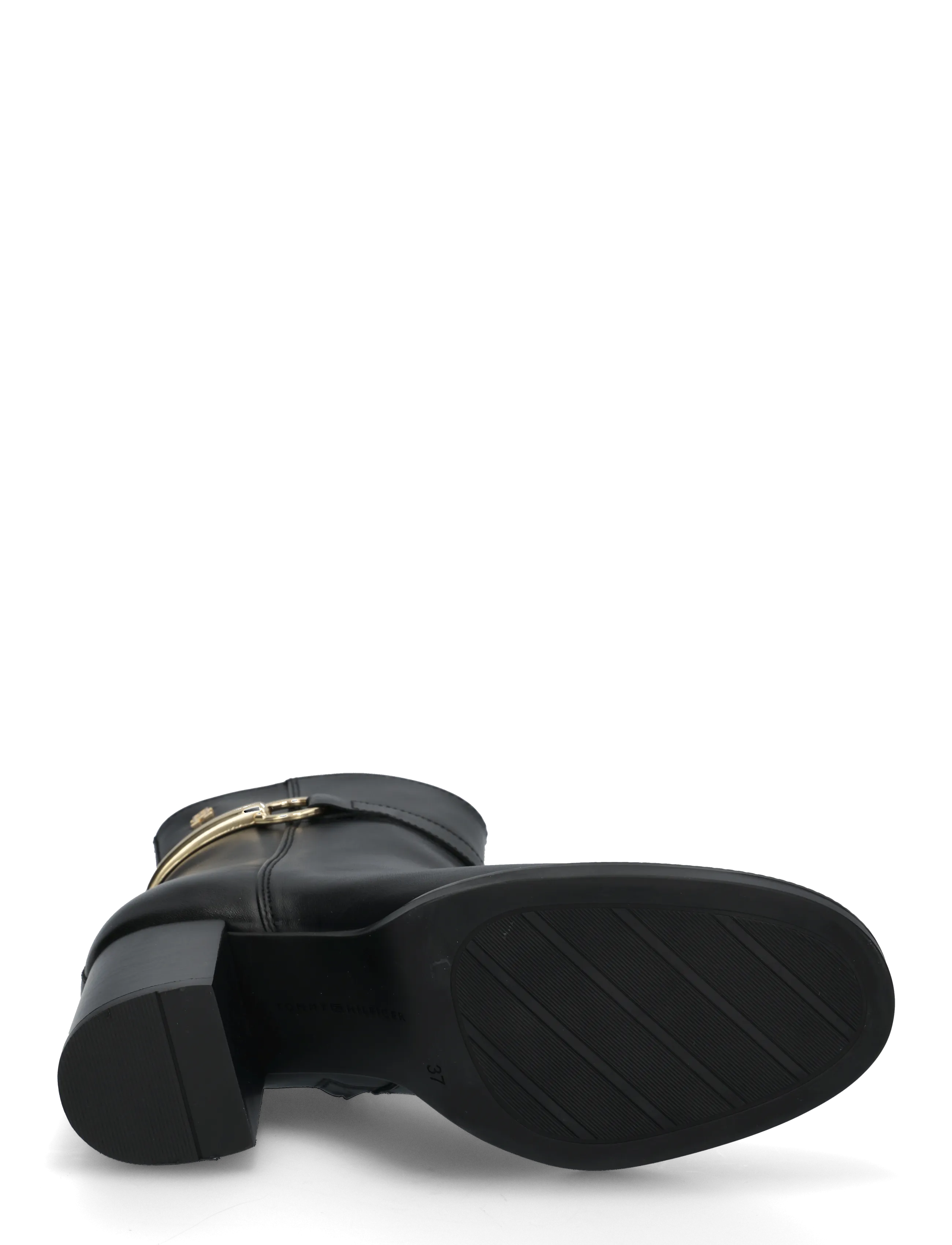 Tommy Hilfiger - TH STUD HEEL RIDING ANKLE BOOT - støvletter - black - 4