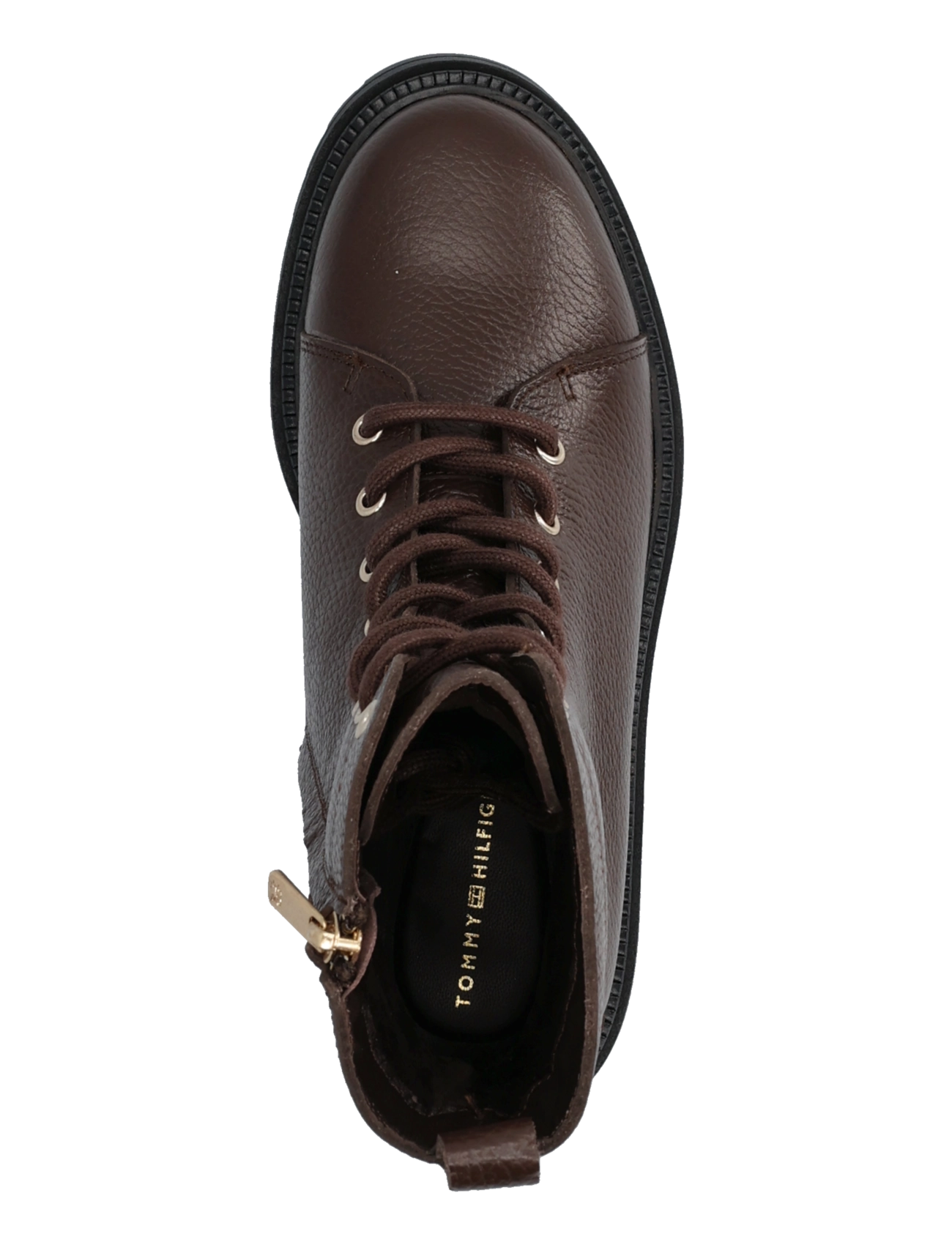 Tommy Hilfiger - TH EMBOSS GRAIN LEATHER BOOT - cocoa - 3