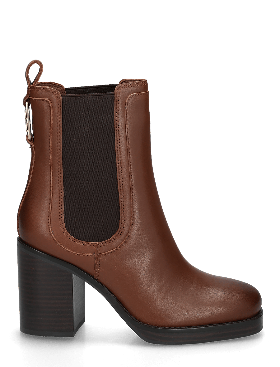 Tommy Hilfiger - LTR SQUARE TOE HEEL CHELSEA BOOT - støvletter - winter cognac - 2