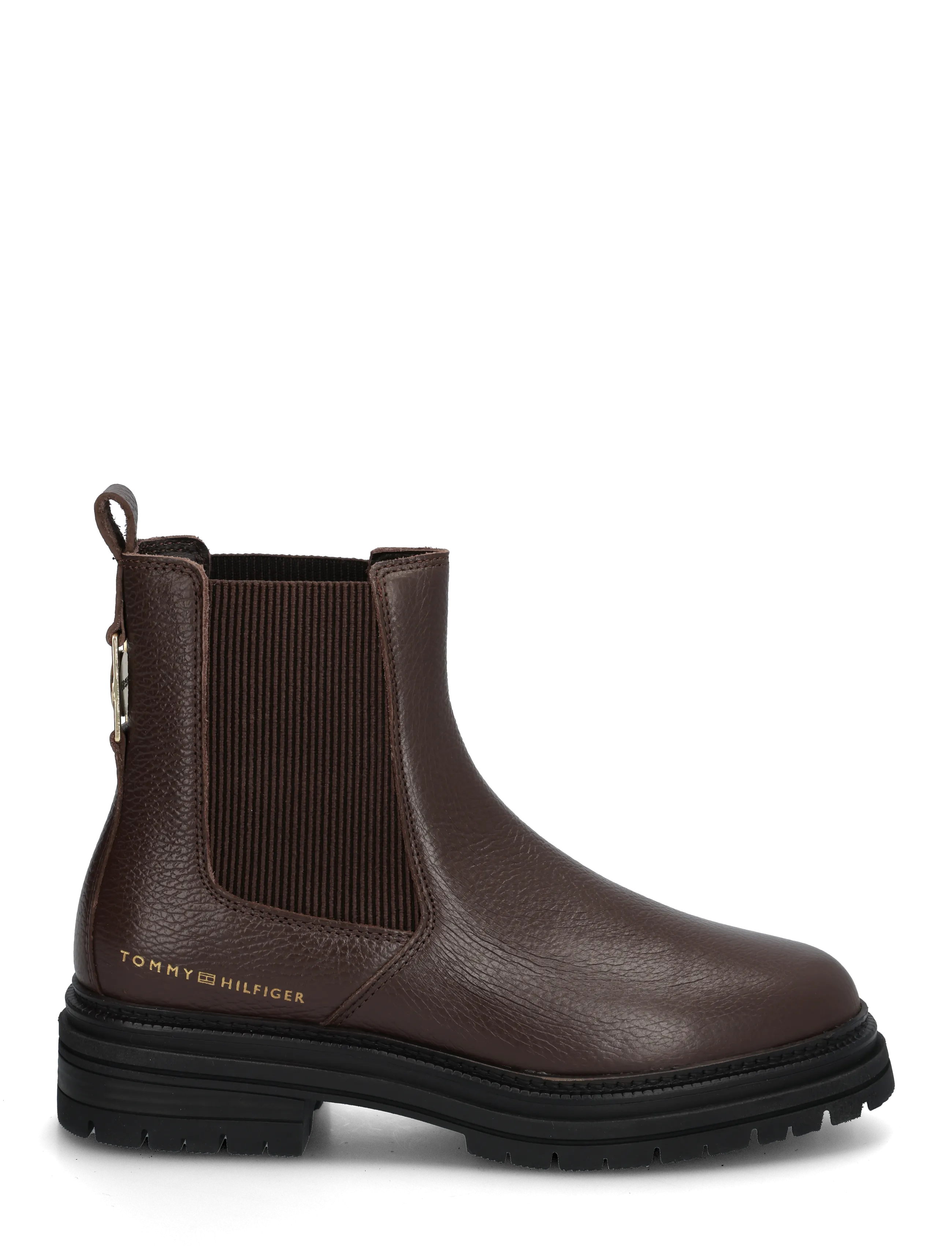 Tommy Hilfiger - TH EMBOSS GRAIN LEATHER CHELSEA - chelsea boots - cocoa - 2