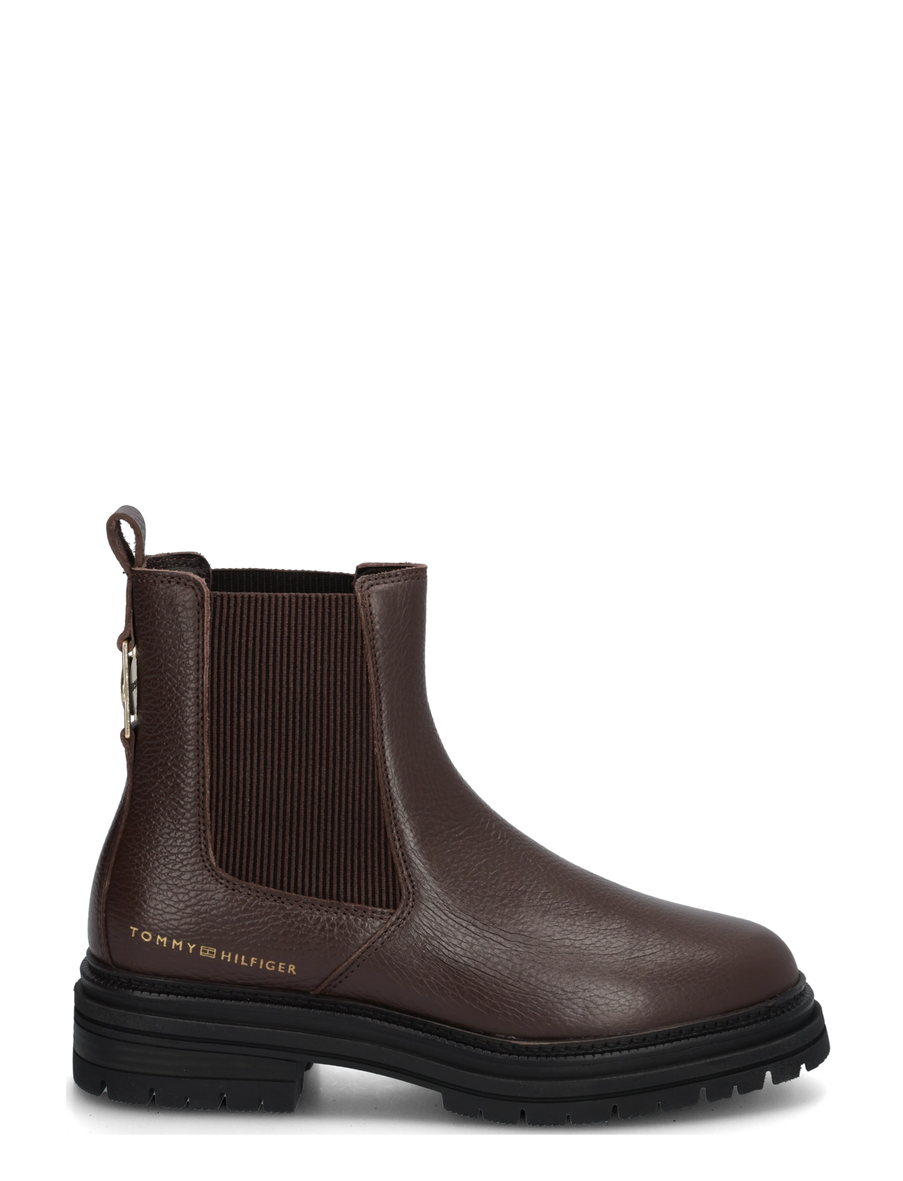 Tommy Hilfiger - TH EMBOSS GRAIN LEATHER CHELSEA - chelsea-saapad - cocoa - 2
