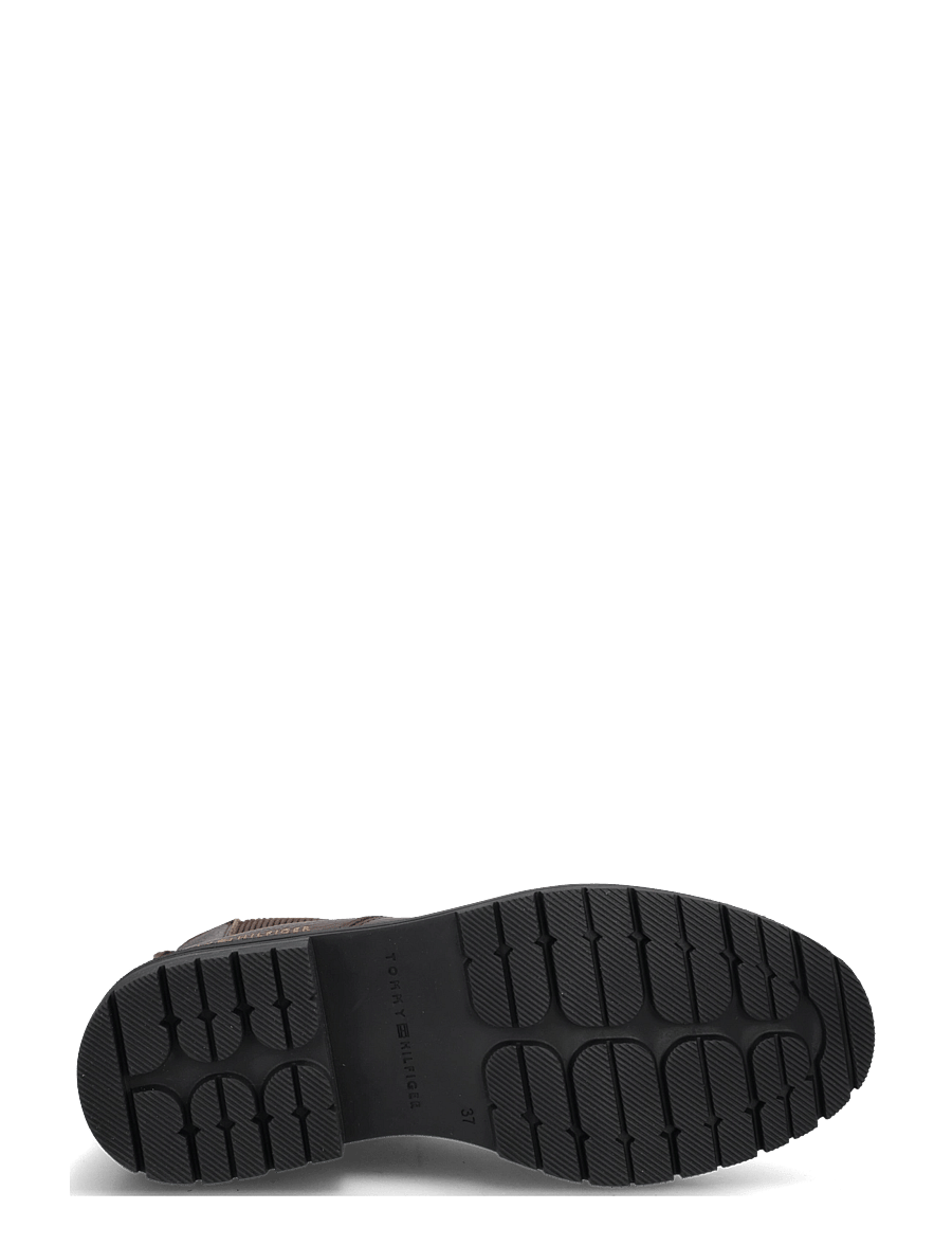 Tommy Hilfiger - TH EMBOSS GRAIN LEATHER CHELSEA - chelsea-saapad - cocoa - 4