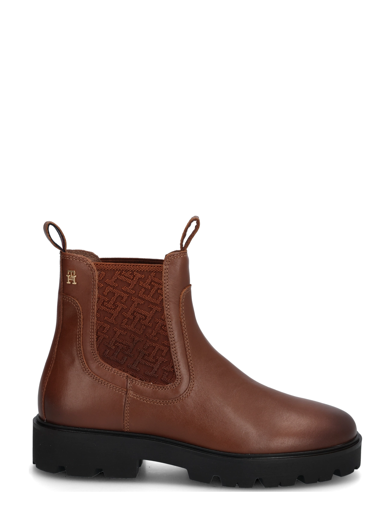 Tommy Hilfiger - TH MONOGRAM LEATHER CHELSEA BOOT - winter cognac - 2