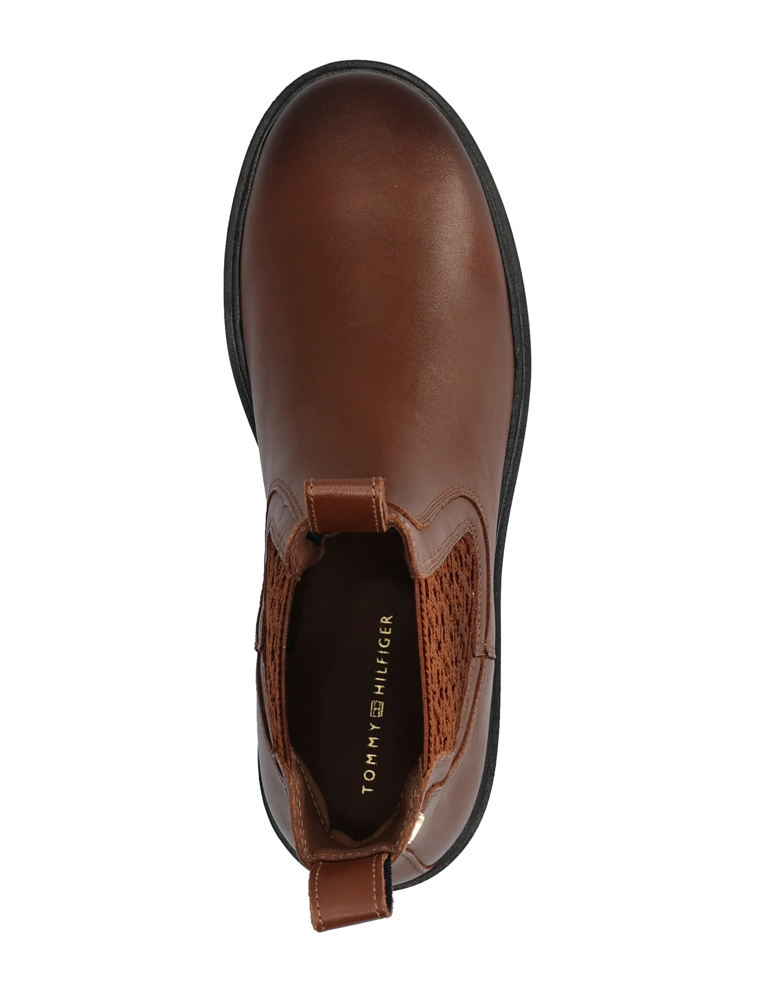 Tommy Hilfiger - TH MONOGRAM LEATHER CHELSEA BOOT - chelsea boots - winter cognac - 3