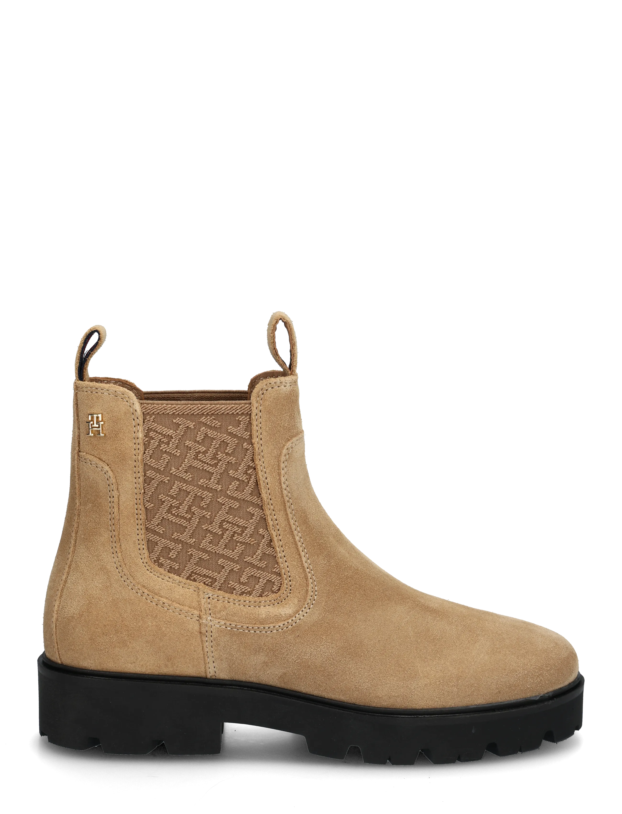 Tommy Hilfiger - TH MONOGRAM SUEDE CHELSEA BOOT - chelsea boots - safari canvas - 2