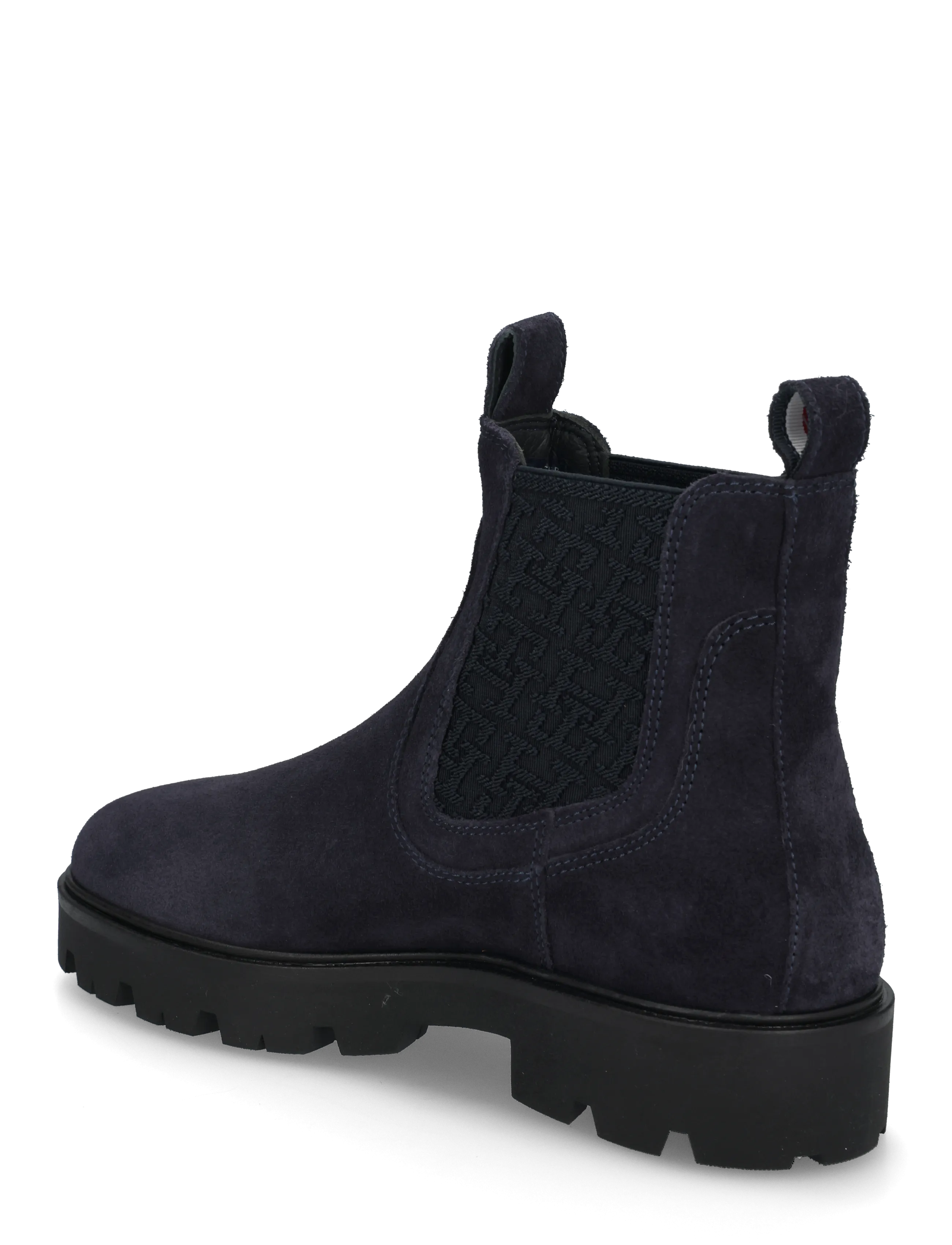 Tommy Hilfiger - TH MONOGRAM SUEDE CHELSEA BOOT - chelsea boots - space blue - 1
