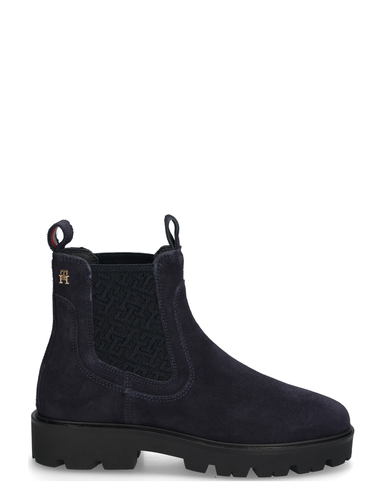 Tommy Hilfiger - TH MONOGRAM SUEDE CHELSEA BOOT - chelsea-saapad - space blue - 2