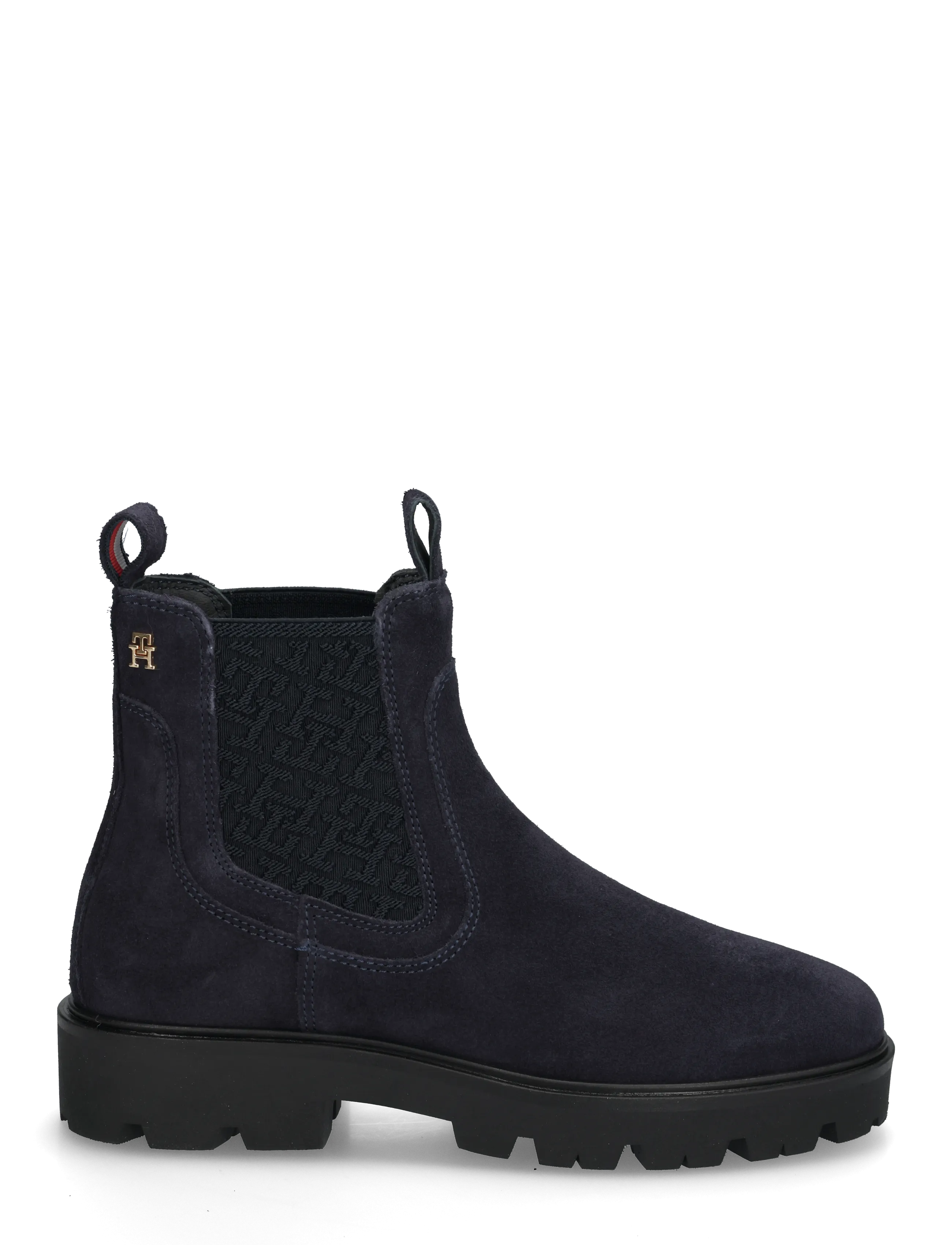 Tommy Hilfiger - TH MONOGRAM SUEDE CHELSEA BOOT - chelsea boots - space blue - 2
