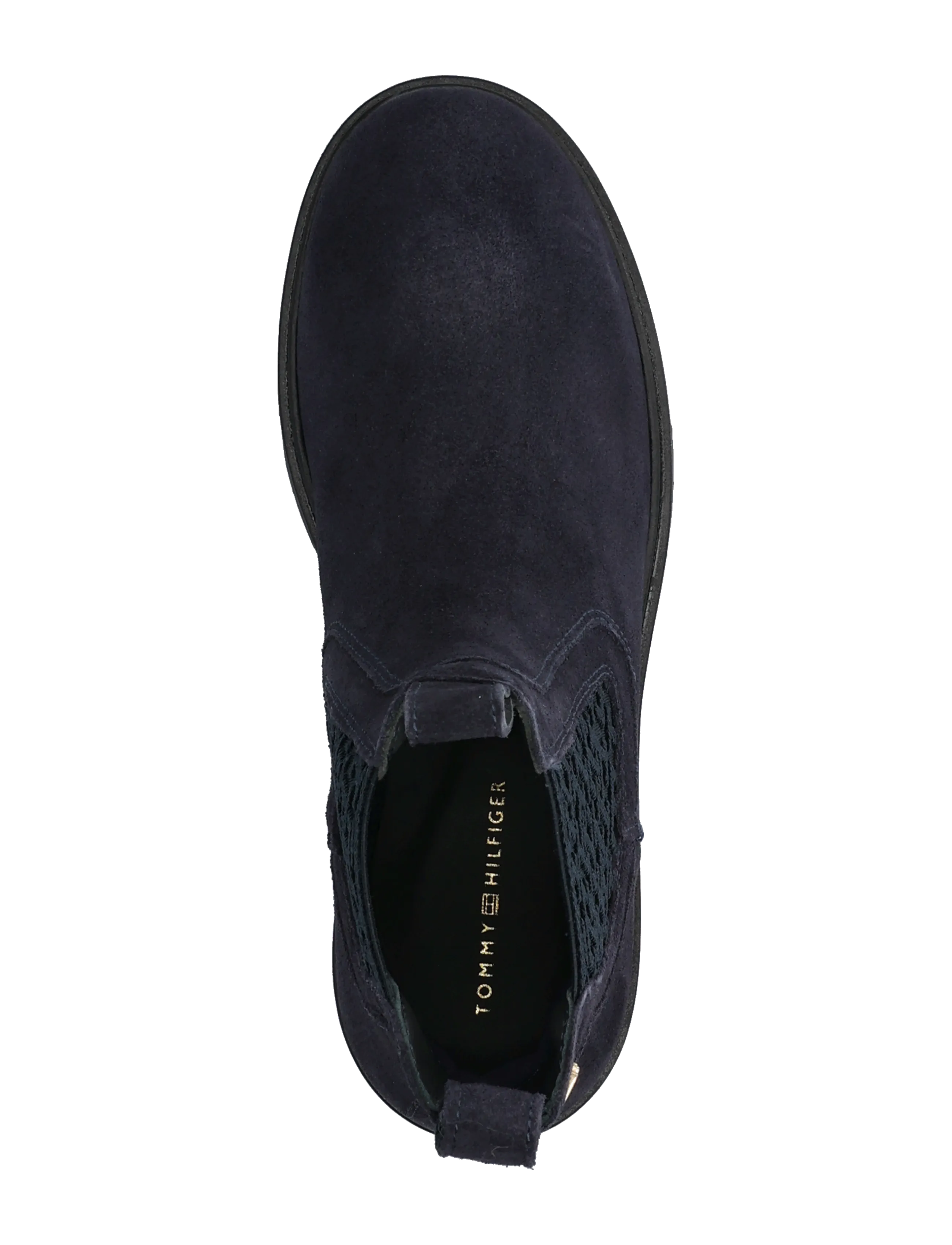Tommy Hilfiger - TH MONOGRAM SUEDE CHELSEA BOOT - chelsea boots - space blue - 3