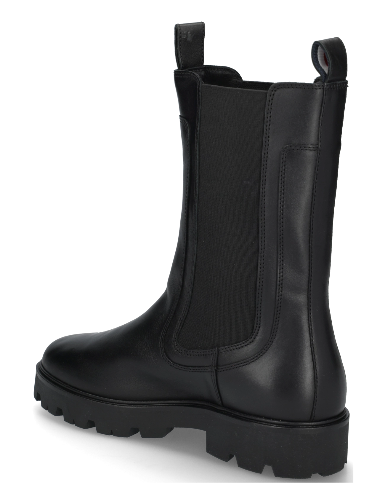 Tommy Hilfiger - TH STUD LEATHER HIGH CHELSEA - chelsea boots - black - 1