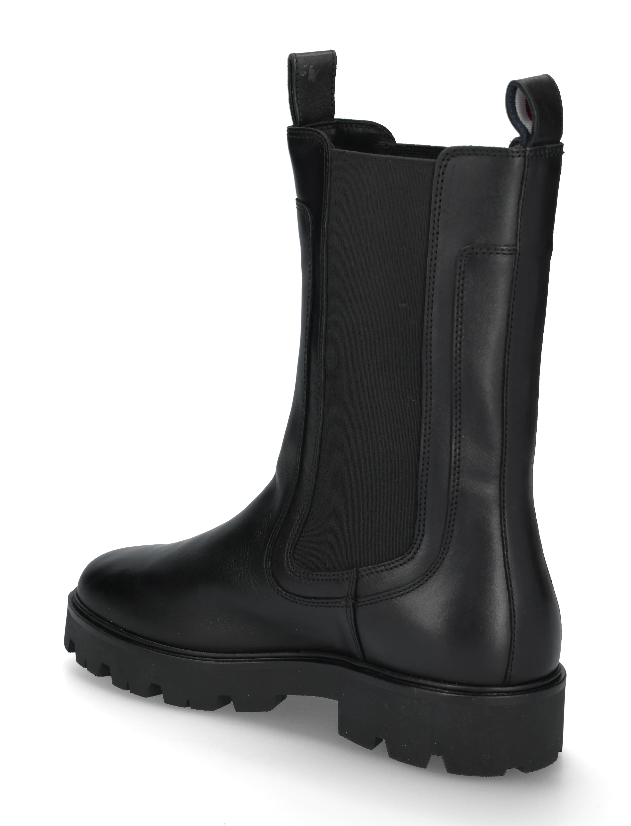 Tommy Hilfiger - TH STUD LEATHER HIGH CHELSEA - chelsea boots - black - 1