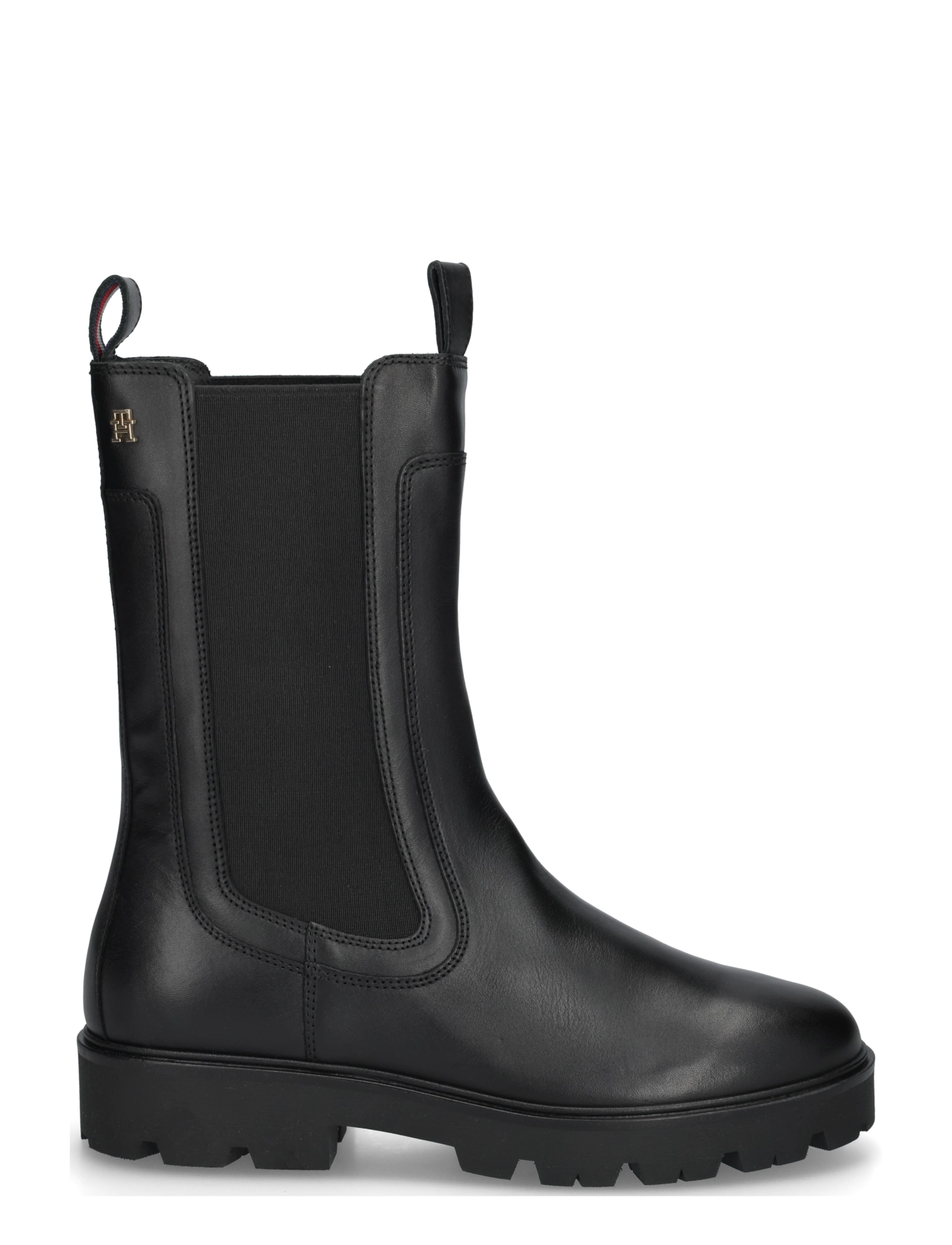 TOMMY HILFIGER Th Stud Leather High Chelsea kängor & boots dam – bild 3