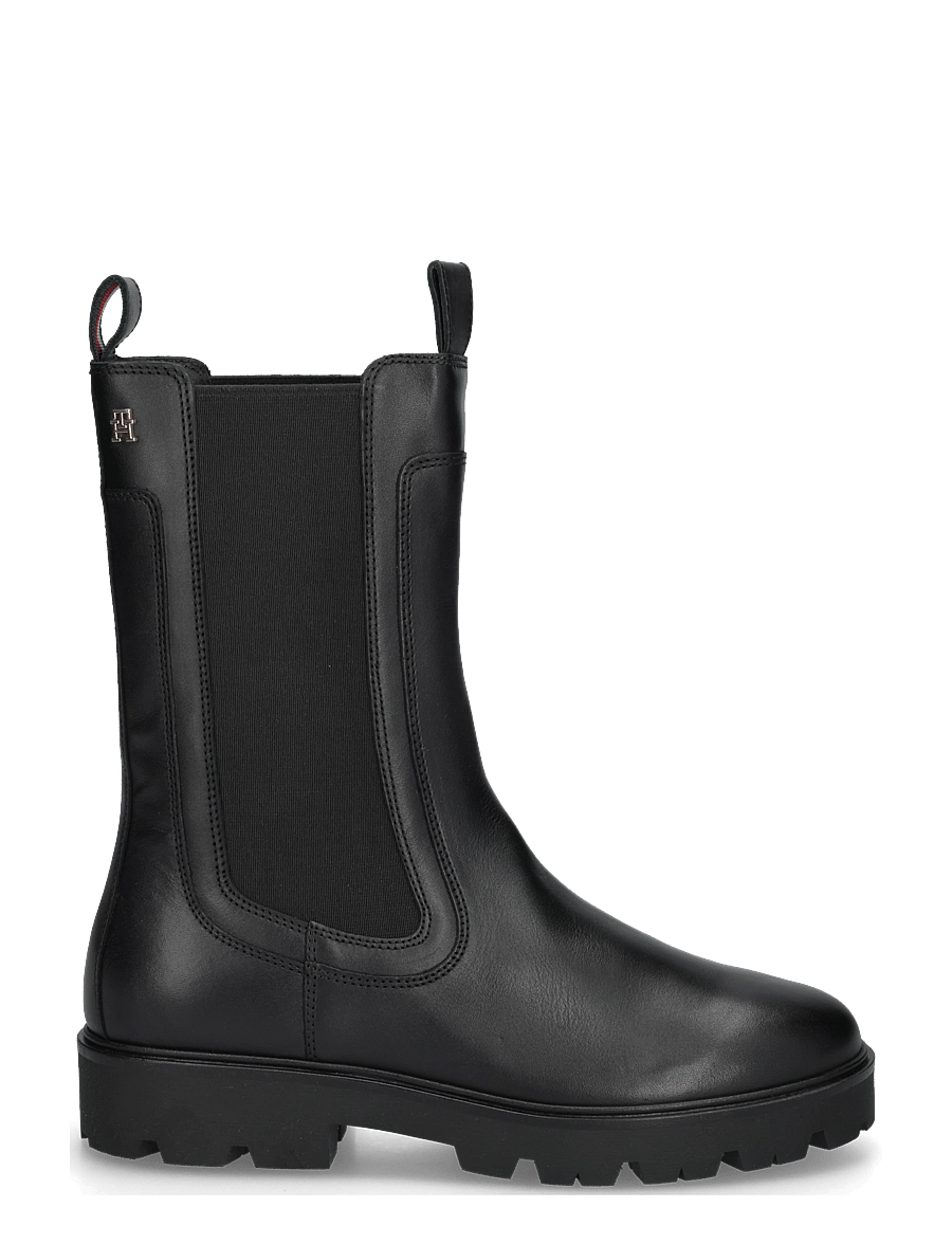 Tommy Hilfiger - TH STUD LEATHER HIGH CHELSEA - chelsea boots - black - 2