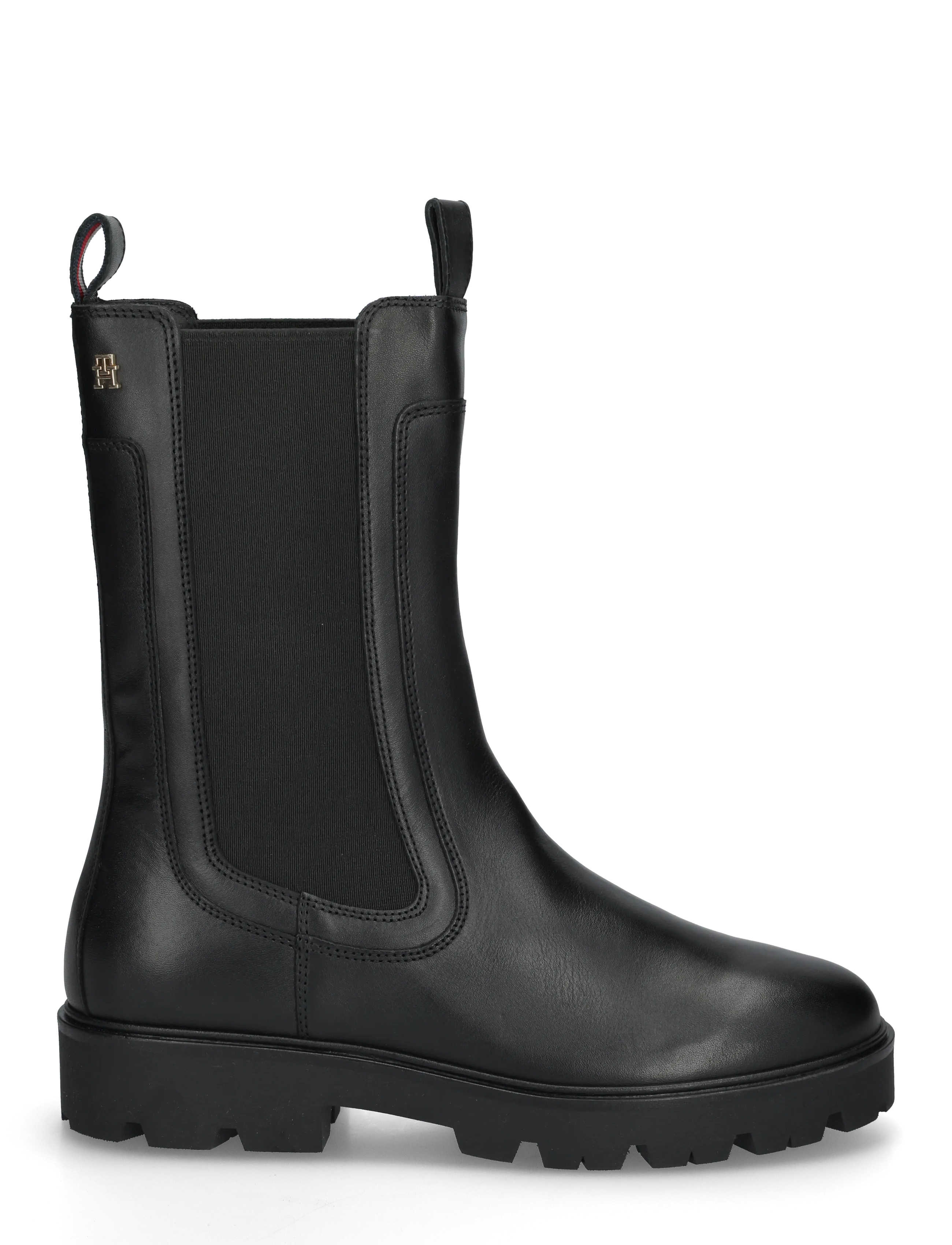 Tommy Hilfiger - TH STUD LEATHER HIGH CHELSEA - chelsea boots - black - 2