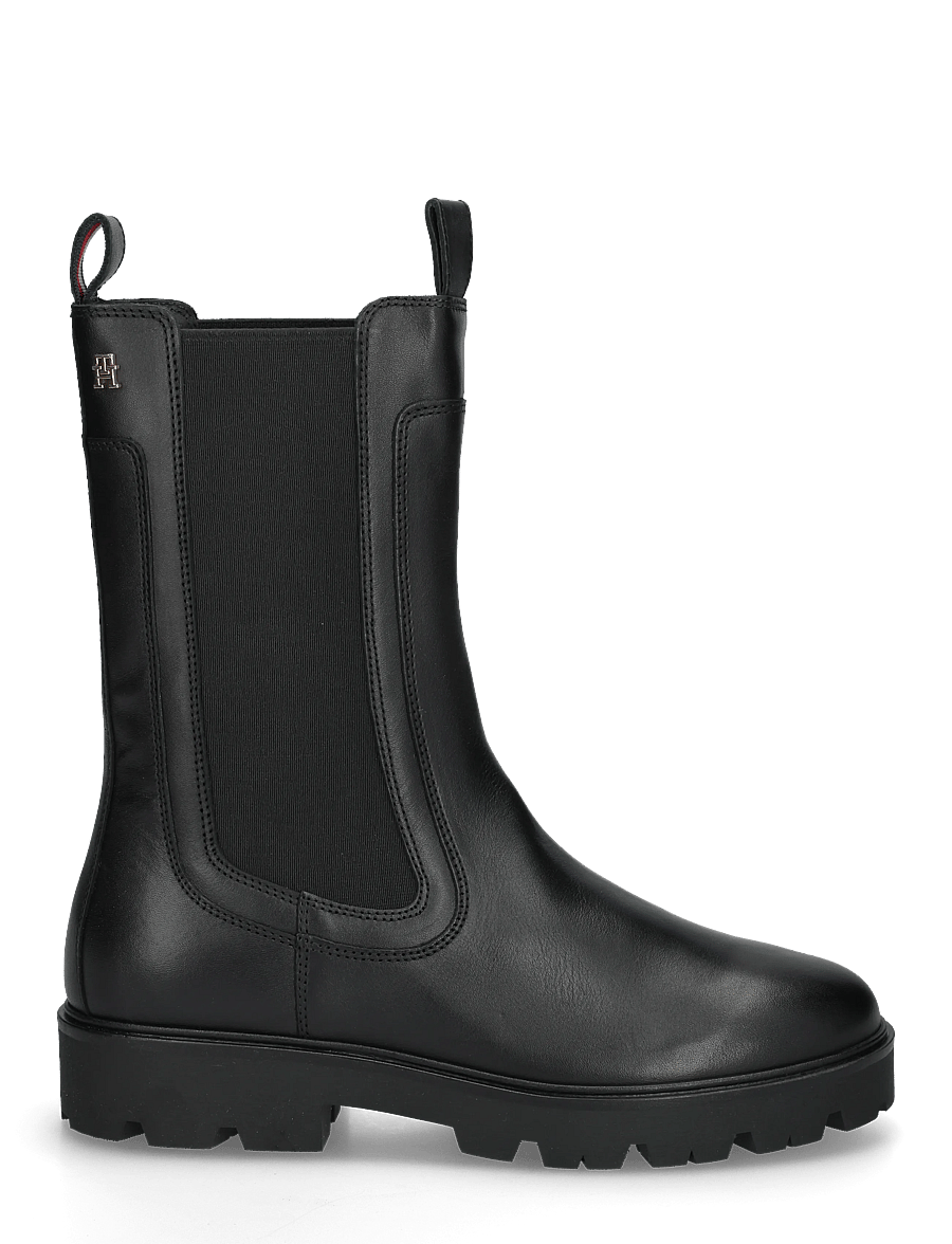Tommy Hilfiger - TH STUD LEATHER HIGH CHELSEA - chelsea boots - black - 2